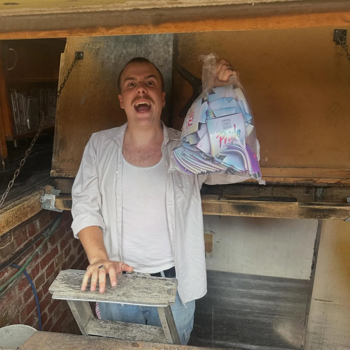 Fill your cup and grab a packet, because we&rsquo;ve got bags of joy ready to be shared at the PRIDE STREET PARTY tomorrow.

It&rsquo;s our favourite day of the year and we&rsquo;re ready to pour the love, loud and proud.

$20 jugs of stomping ground