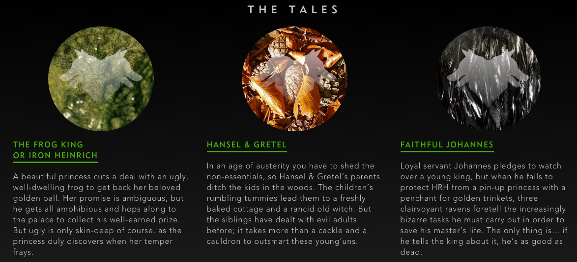 Grimm Tales programme synopses