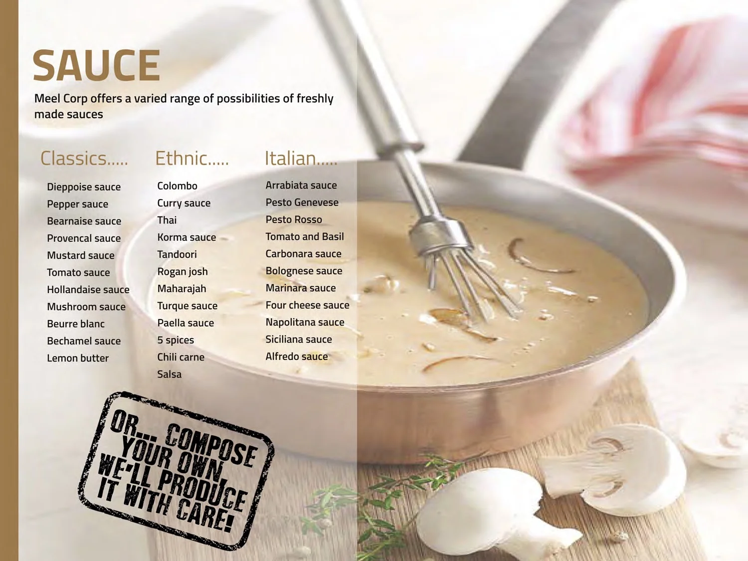 Frozen Made Sauces