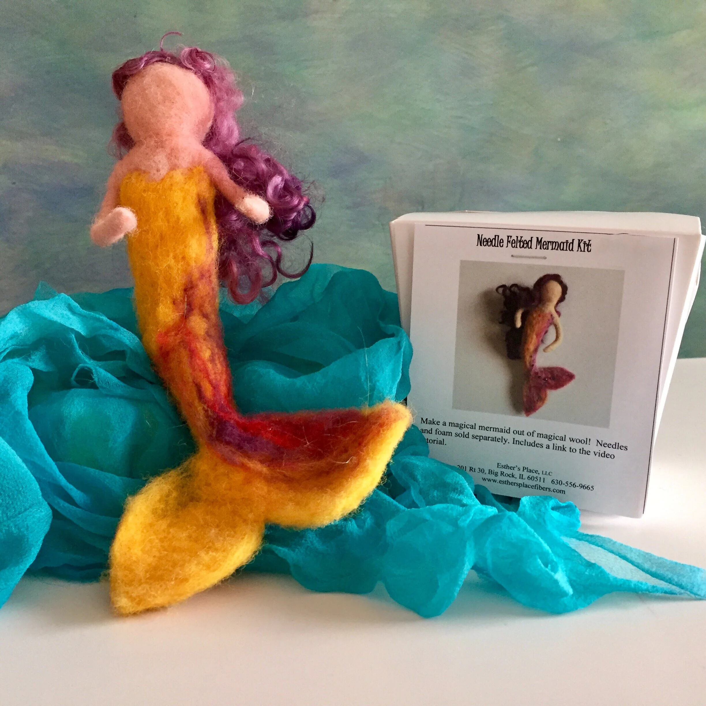 Kit: Needle Felted Mermaid — Welcome to Esther's Place