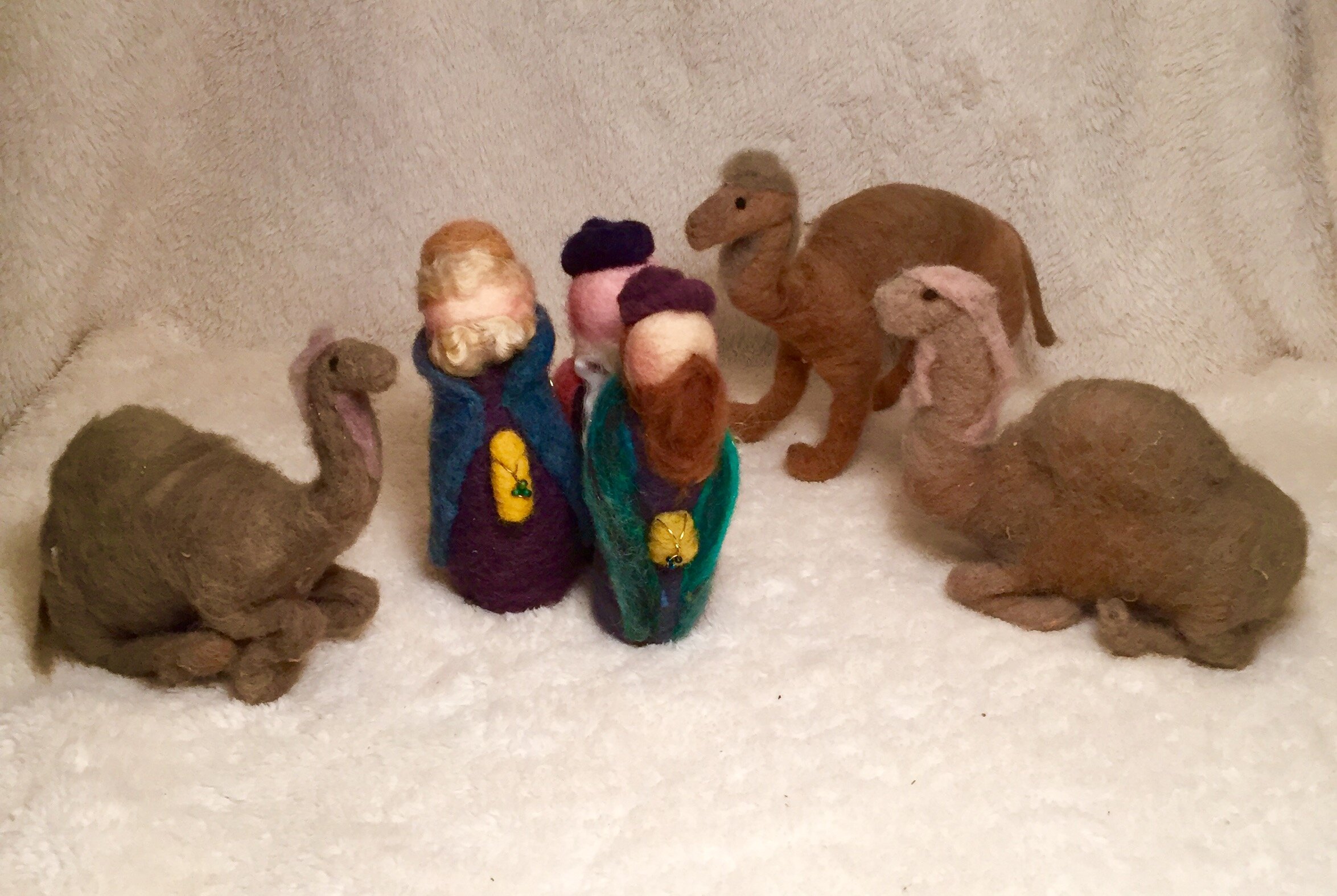 Craft Kits Nativity Felting Kits for Adults Including Everything to Make Needle Felting Kits for Beginners Height 10CM