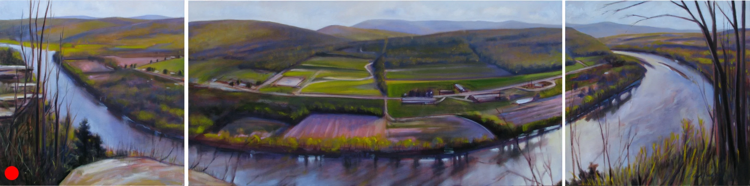 The Oxbow at Wyalusing Rocks: Susquehanna Triptych