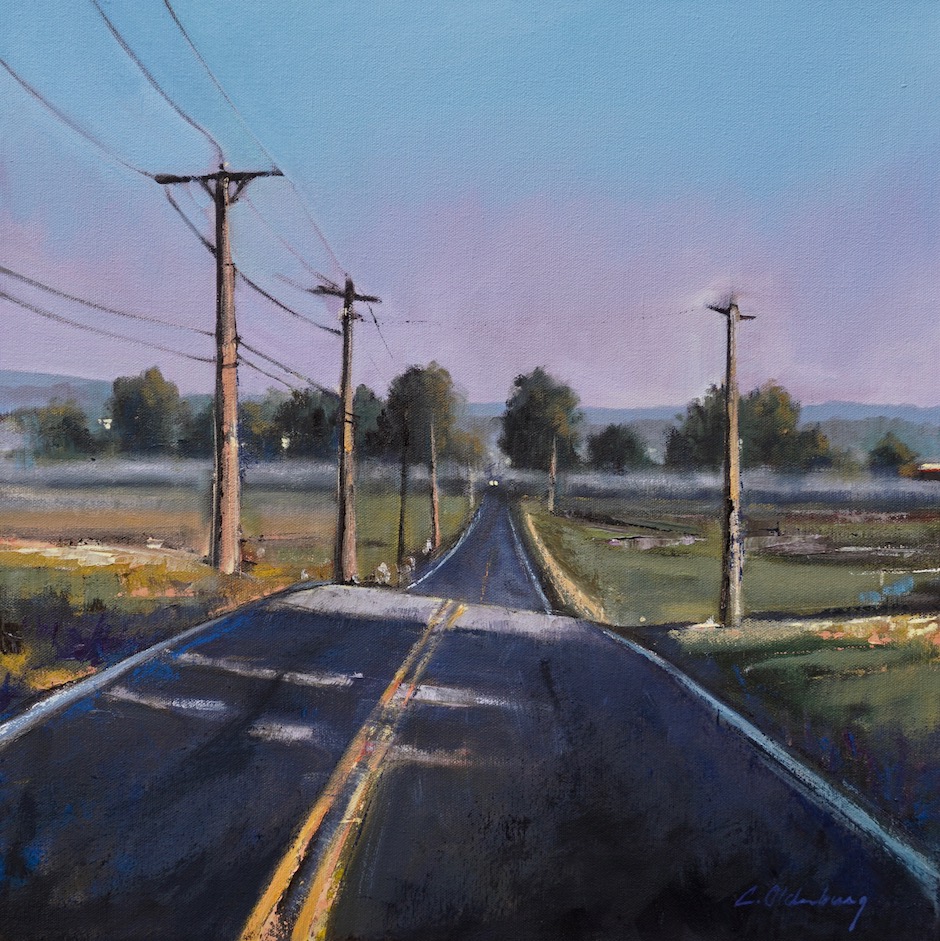 Roadtrip . oil on canvas . 20" x 20" . $1500