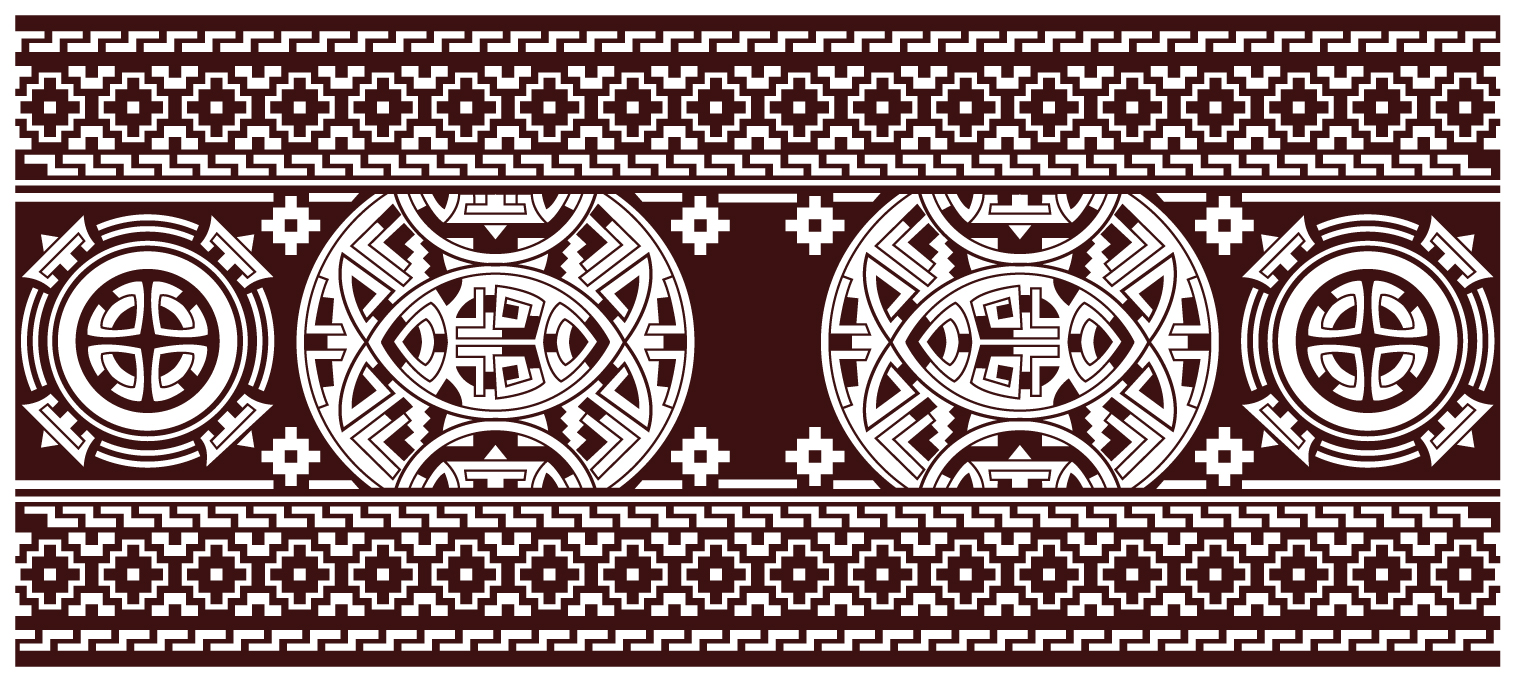  Past down illustration based on Marajoara design 