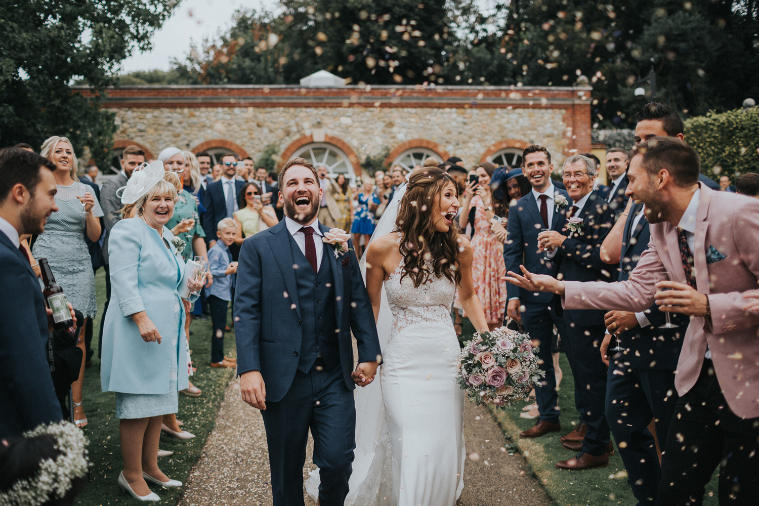 The Orangery Maidstone Confetti Shot Photos