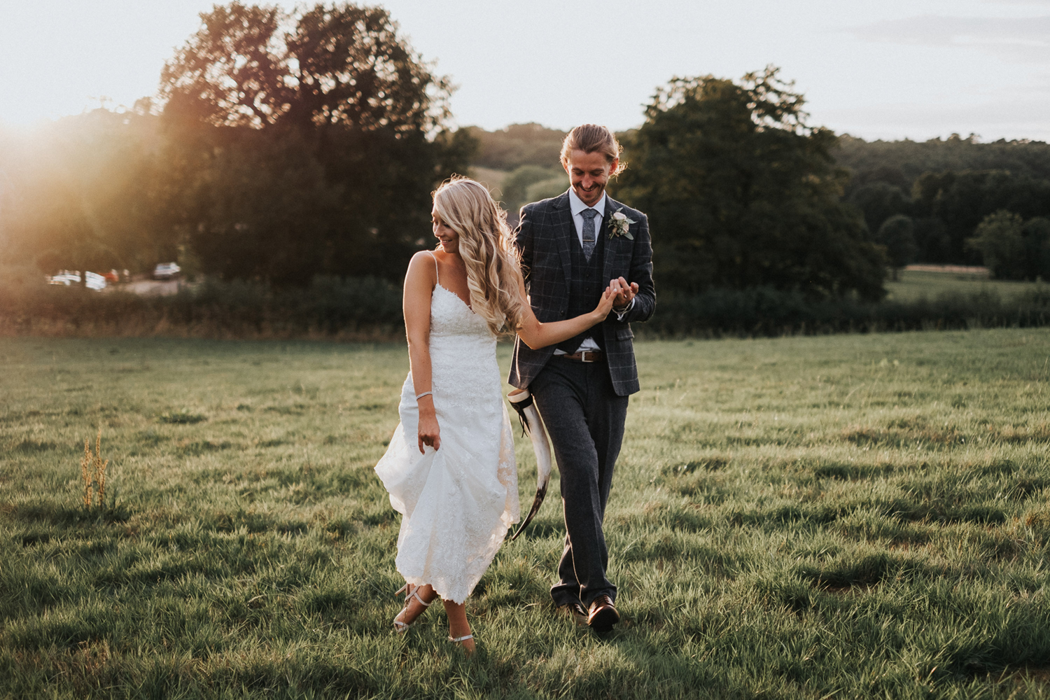 Gate Street Barn Wedding Sunset Couple Shots Photos