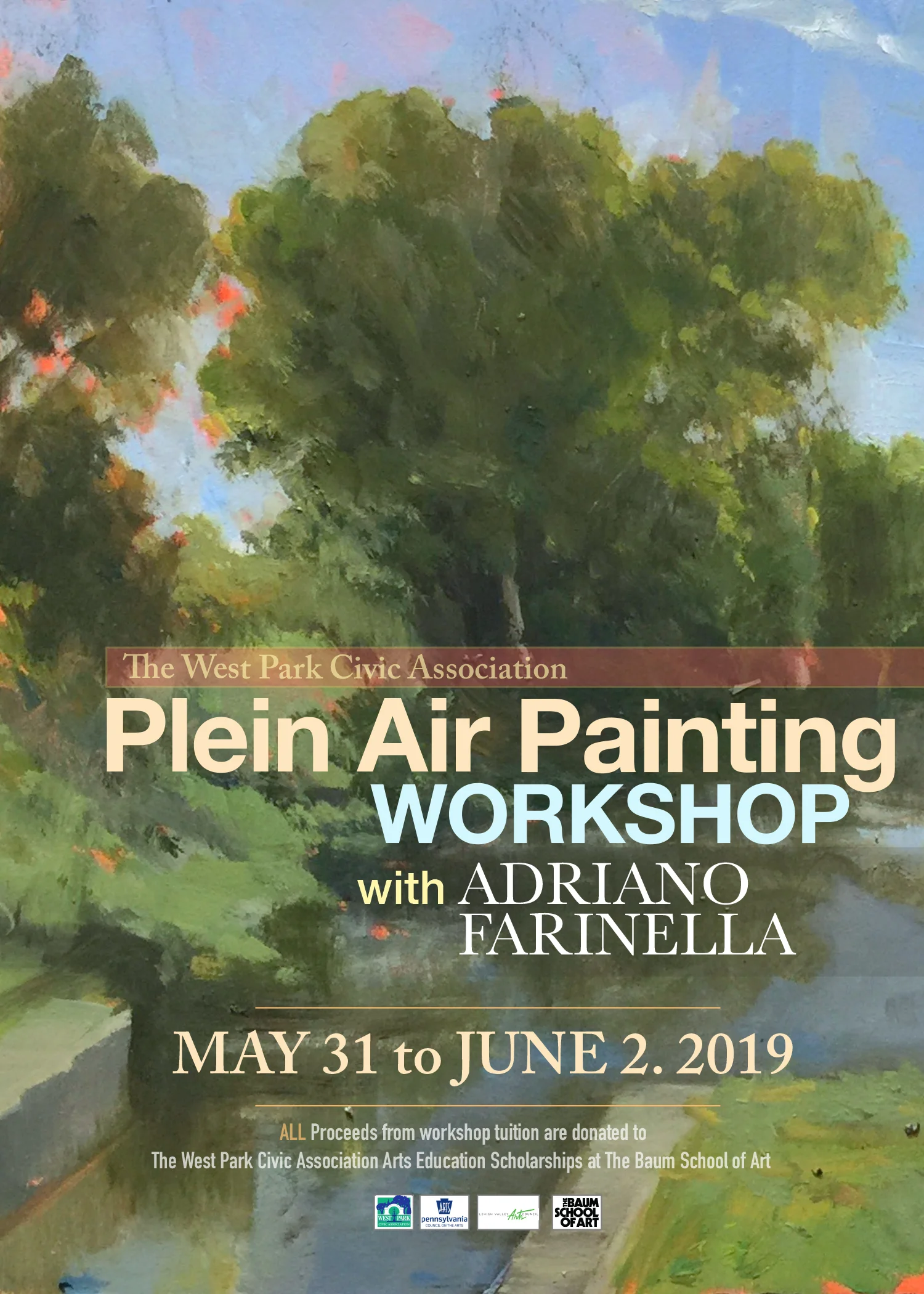 The WPCA Plein Air Painting Workshop with Adriano Farinella