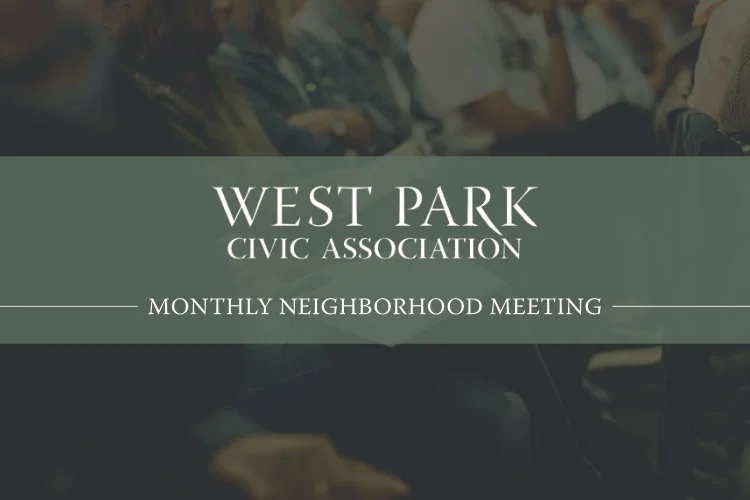 West Park May Neighborhood Meeting