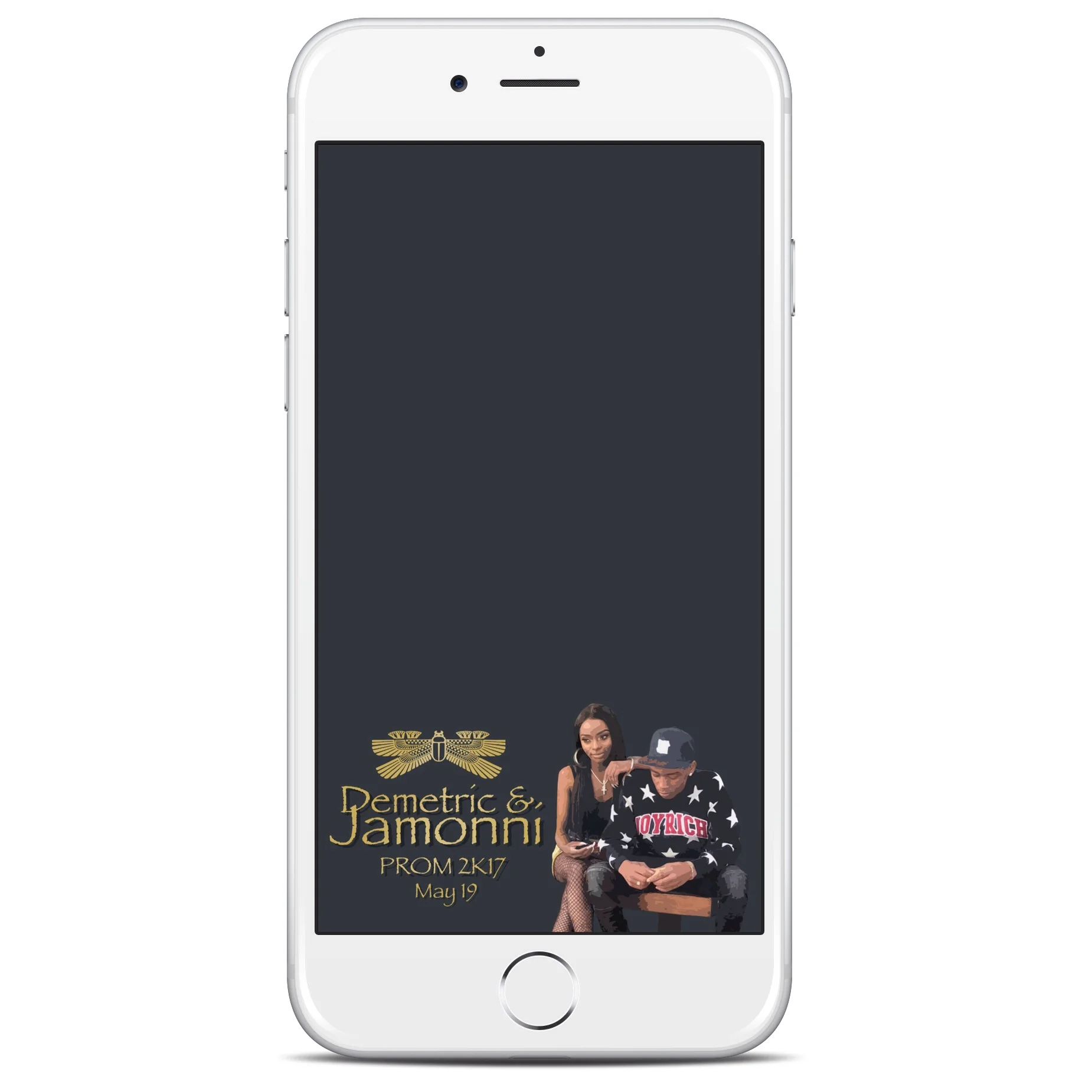 Shenise Customized Caricature Snapchat Geofilter