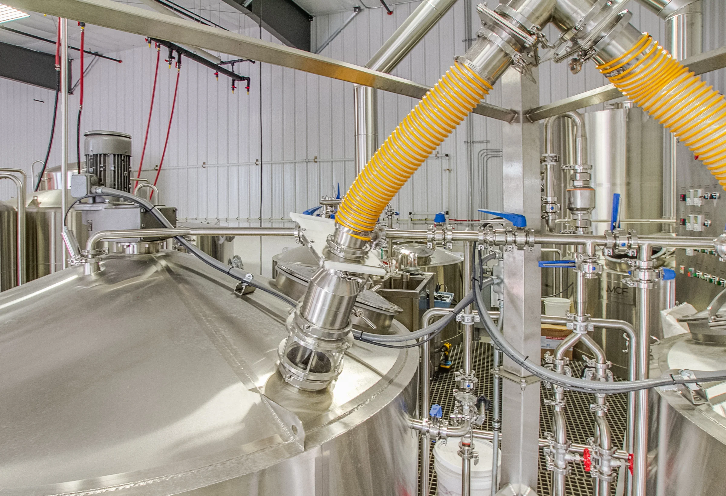 A gimpse of the brew deck.