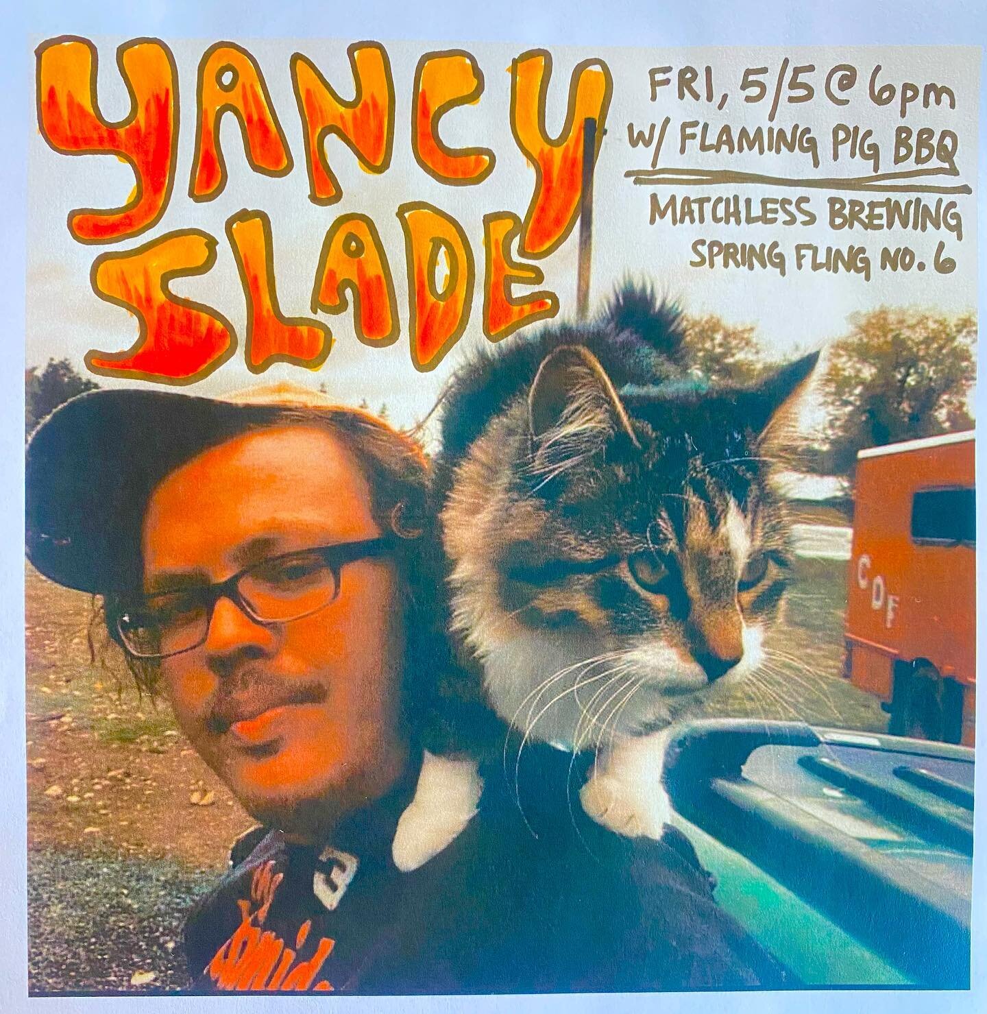 🍺🎶Taproom Spring Fling #6🎶🍗

We are simply STOKED to host the memorable @yanceyslade this Friday, great tunes and delicious bbq from @flamingpigbbq as usual, every Friday at Matchless 🤠 yeehaw! 🍻

#pnwmusic #pnwbeer #pnwbbq #beerandashow #goodt