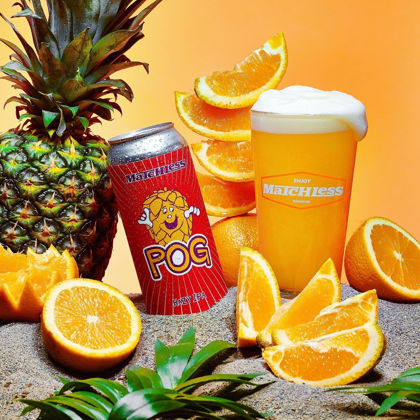 🍍🍹POG 🍊🌴

It&rsquo;s that time of year again!  The sun is back and it&rsquo;s time for one of our favorite beer releases.  POG Hazy IPA brings all the fruit flavor you&rsquo;d expect... straight from the hop cones! A fluffy bed of flaked oats and