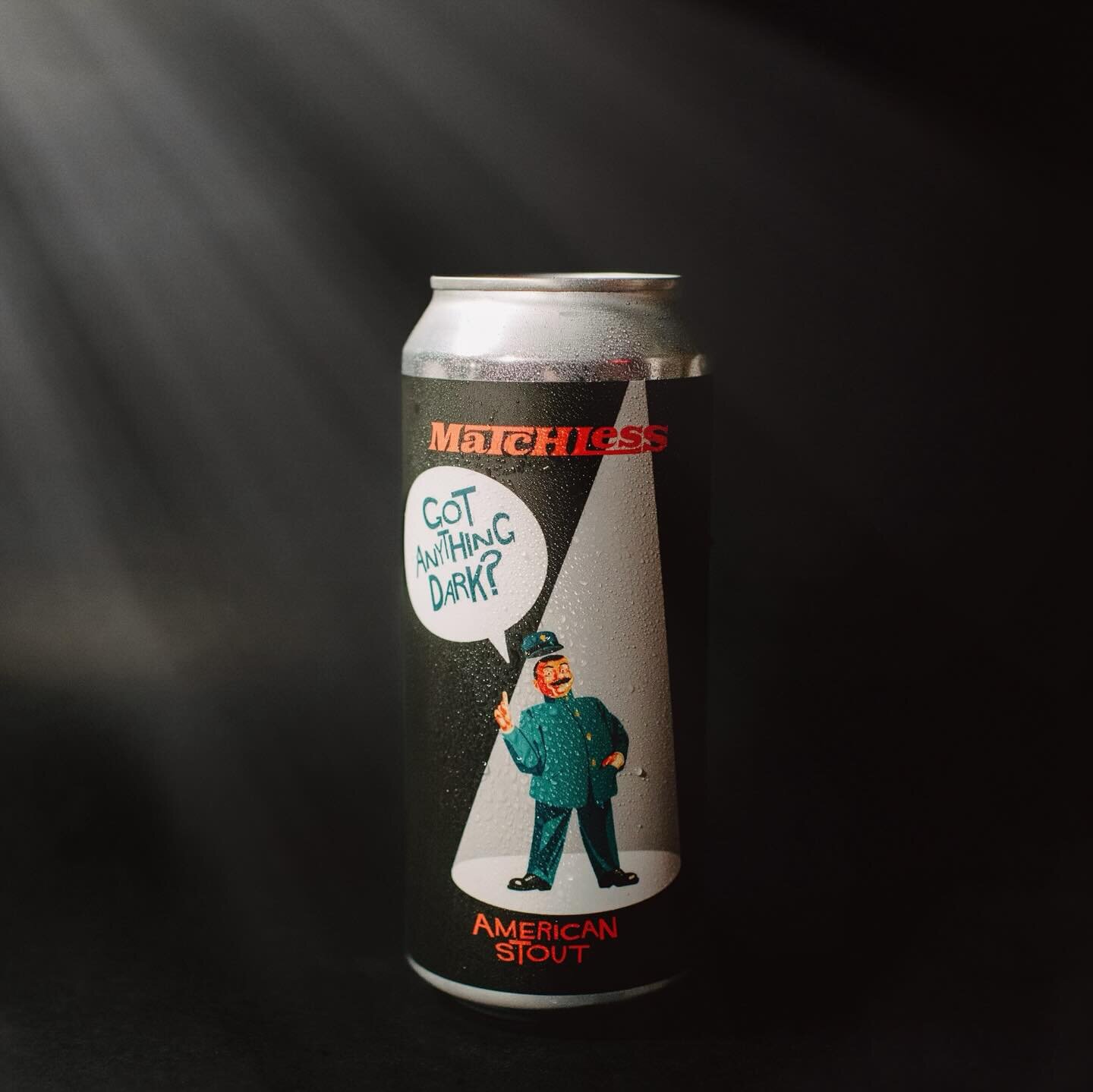 🔦⚫️Got Anything Dark⚫️🔦

I see you have IPAs. And... you&rsquo;ve got some lagers, but&hellip; you got anything DARK? 
We do! We made a no-nonsense quaffable American stout, starting with Pale, Weyermann Barke Munich, Simpsons Dark Crystal, Crisp R