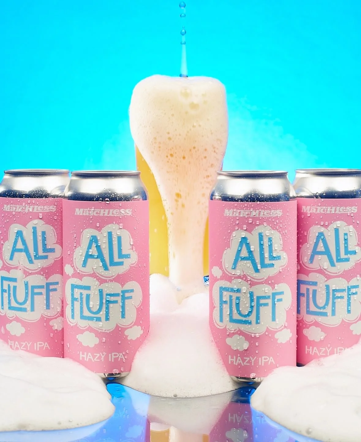 🍻☁️All Fluff ☁️🍻

The original NW Hazy IPA in a PINK can is back! It&rsquo;s easy drinking and ALL Fluffed up with Citra, Mosaic &amp; El Dorado hops! It pours like fresh-squeezed orange juice while the aromas of citrus float like a cloud out of th