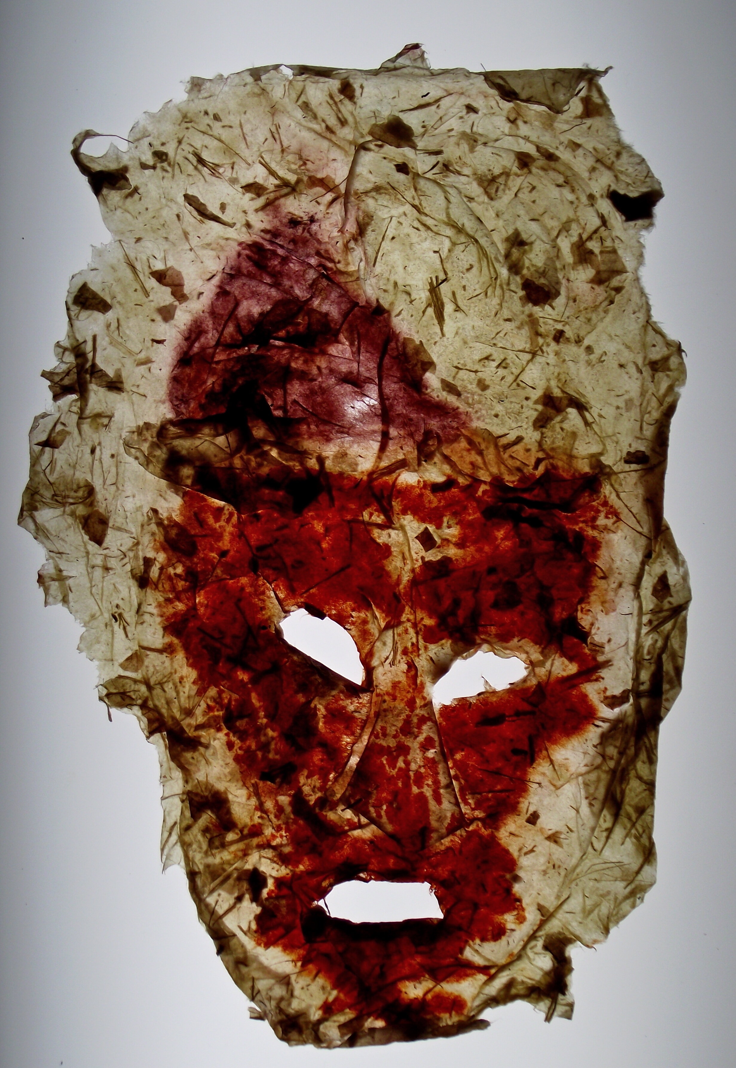 Wax and Paper Mask