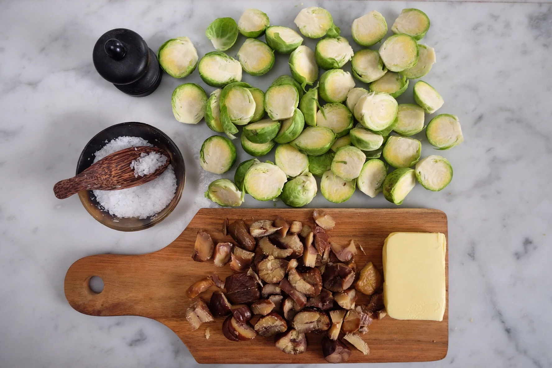 Brussels Sprouts with Chestnuts 