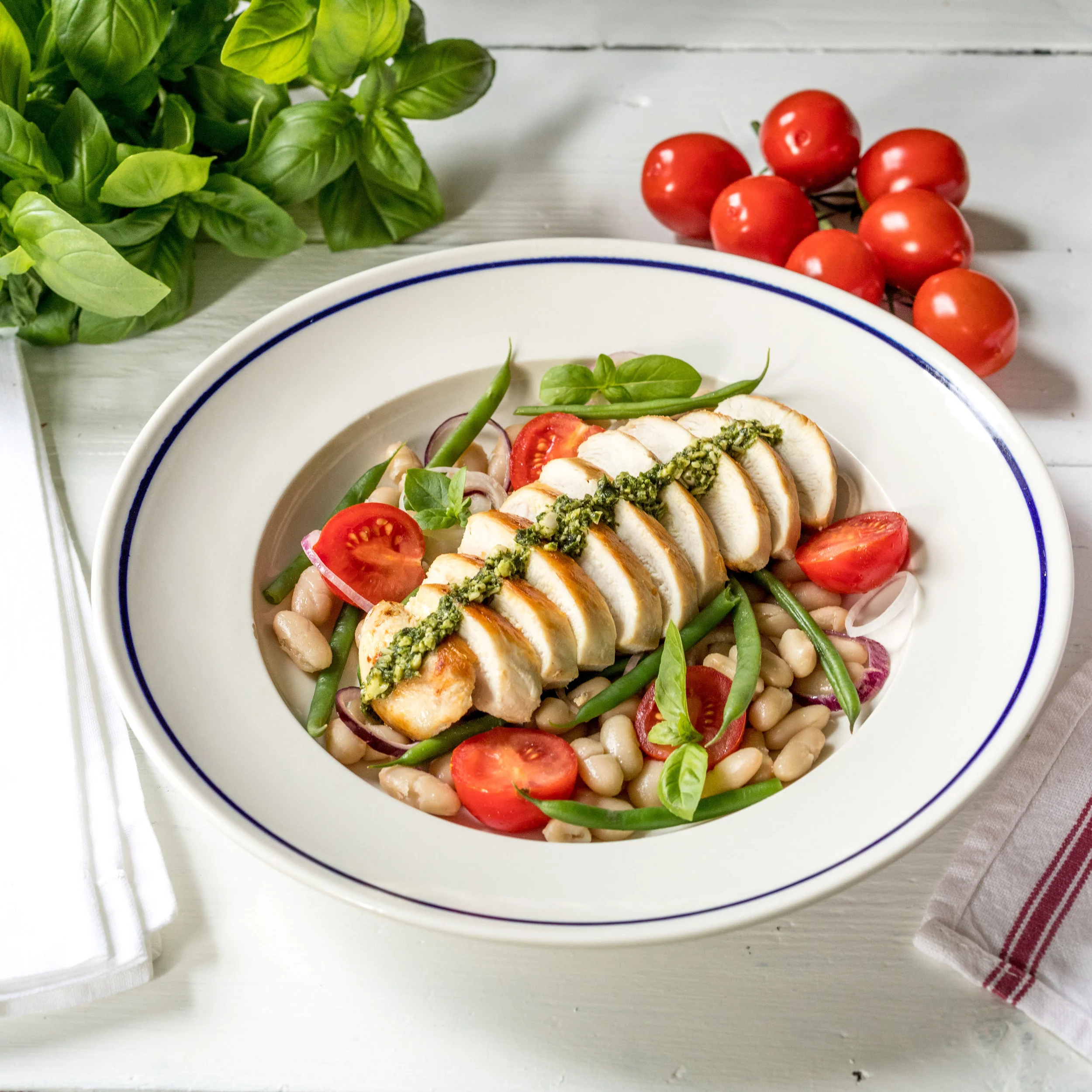 HARICOT PESTO CHICKEN