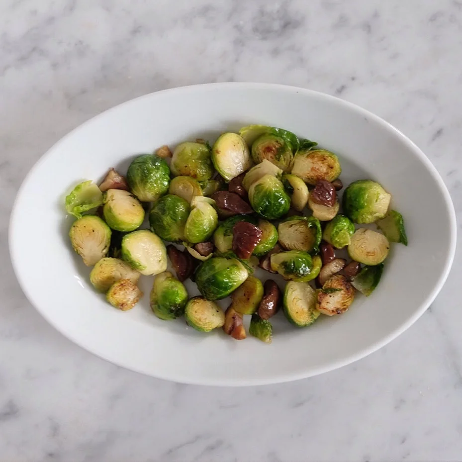 BRUSSEL SPROUTS WITH CHESTNUTS