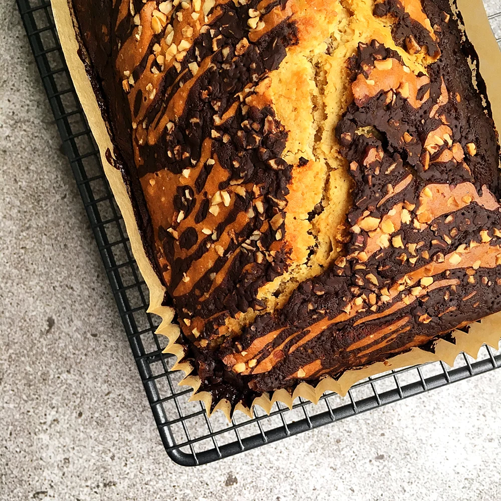 Chocolate Cinnamon Marble Loaf