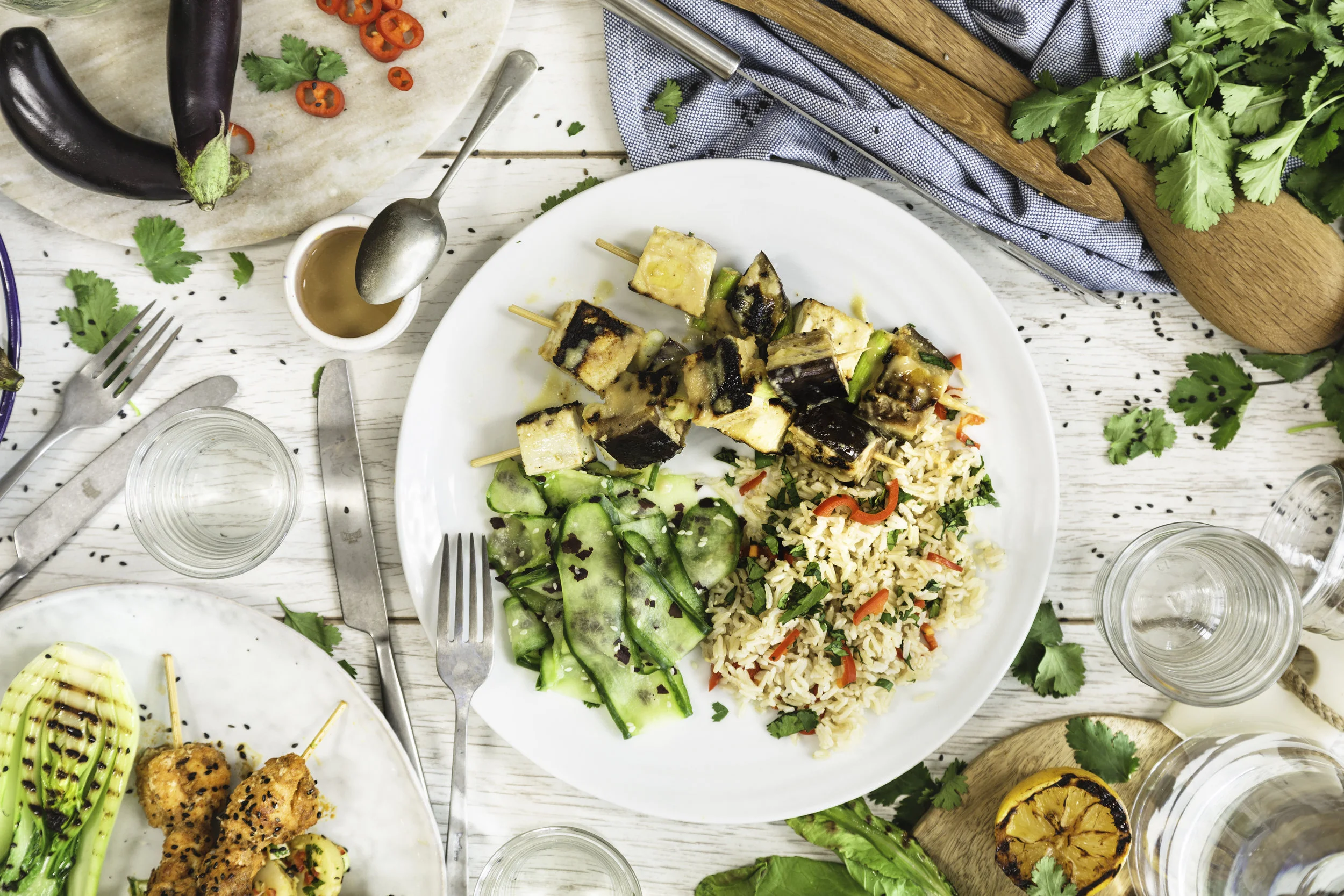 Chargrilled miso aubergine & tofu kebabs.jpg