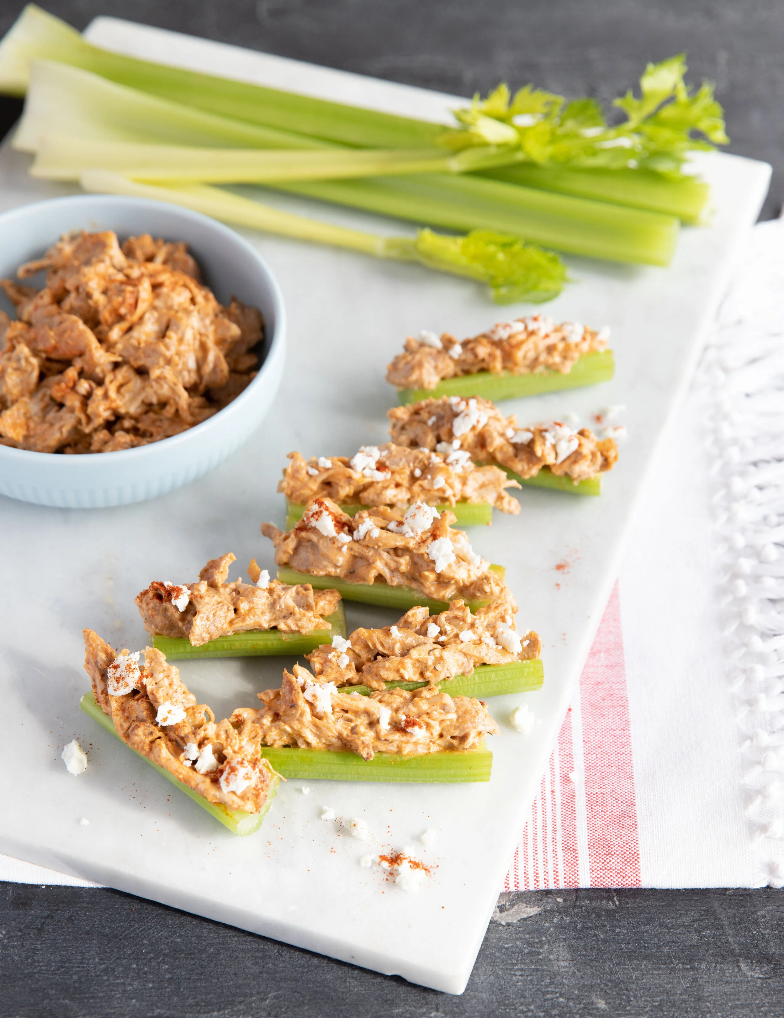 Cajun Chicken Celery Bites