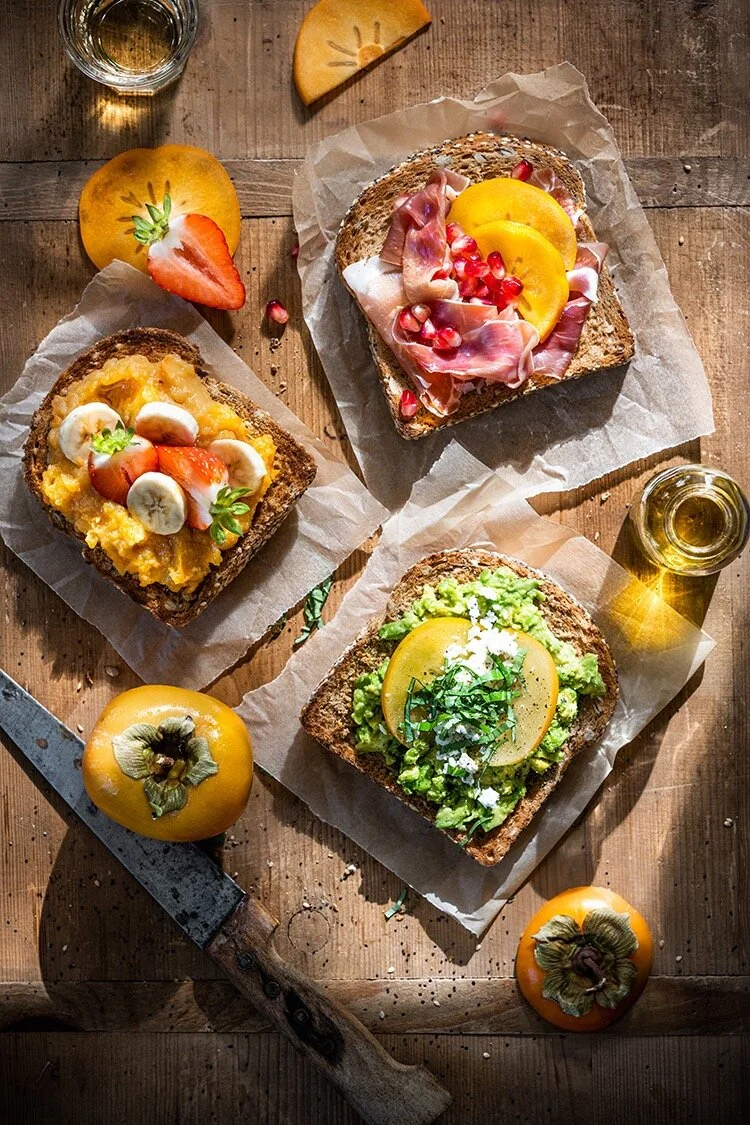 Three-way Spanish Persimon® on Toast
