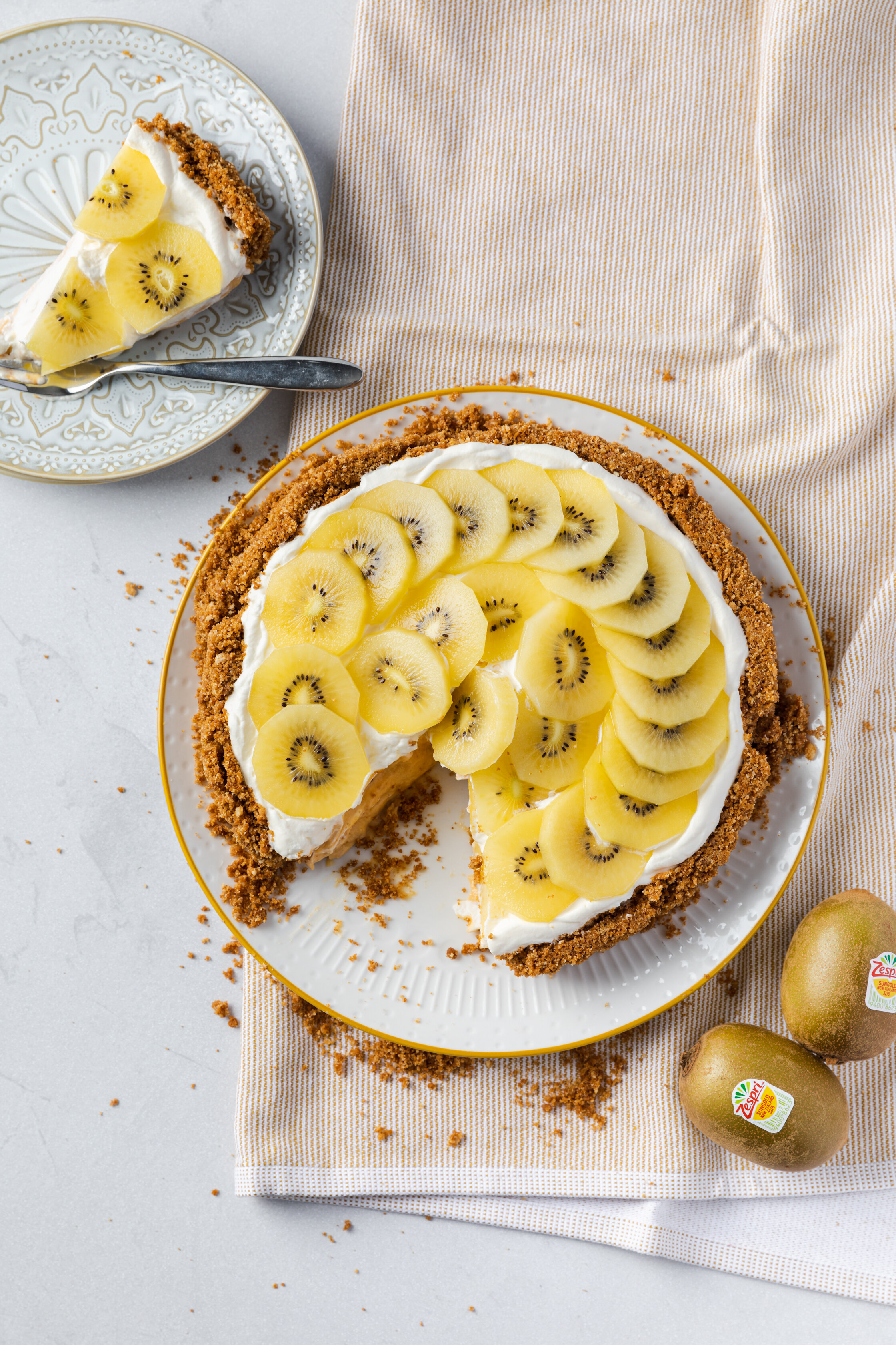 Zespri™ SunGold™ Kiwi Custard Tart