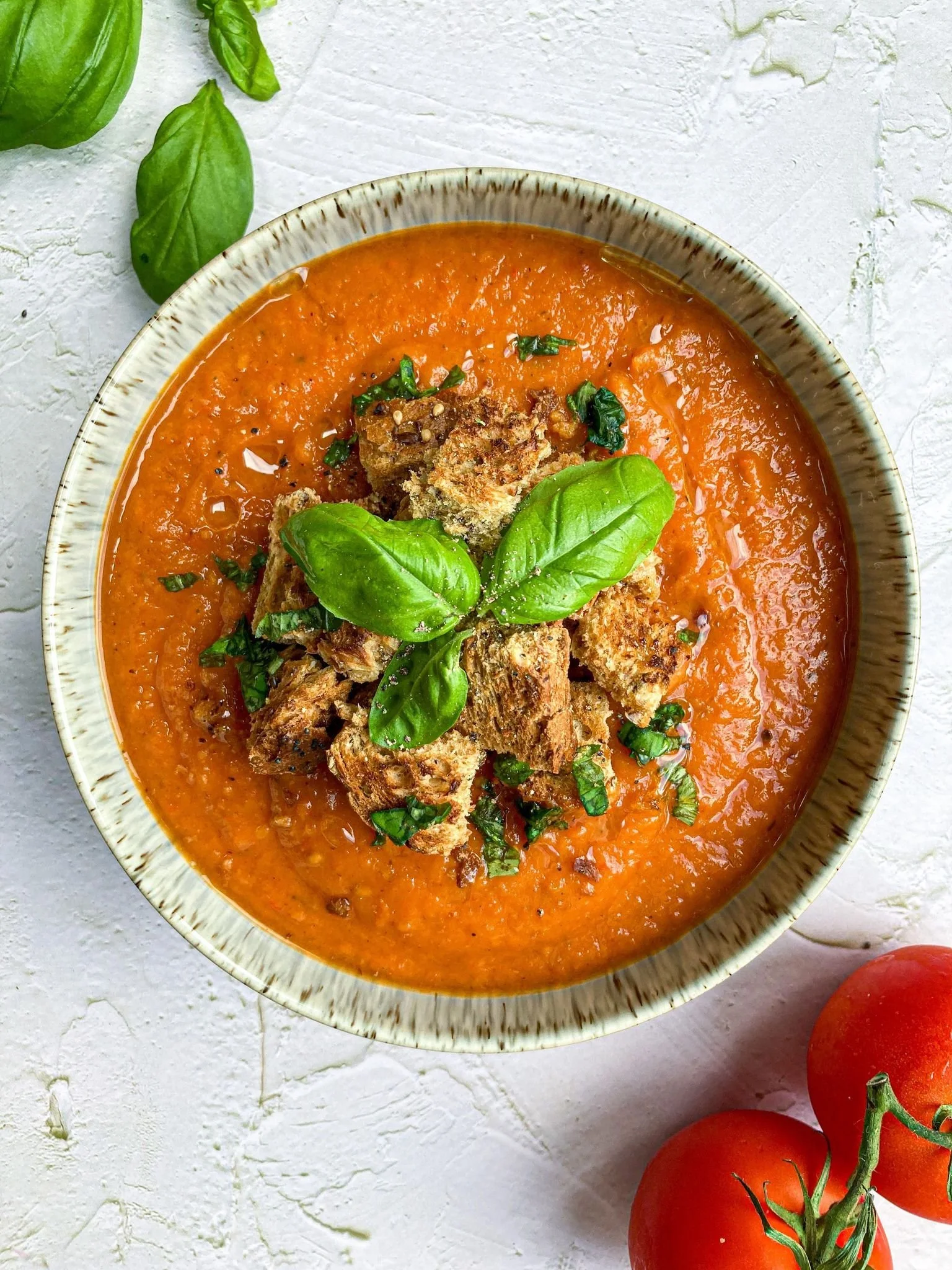 Roasted Red Pepper &amp; Tomato Soup