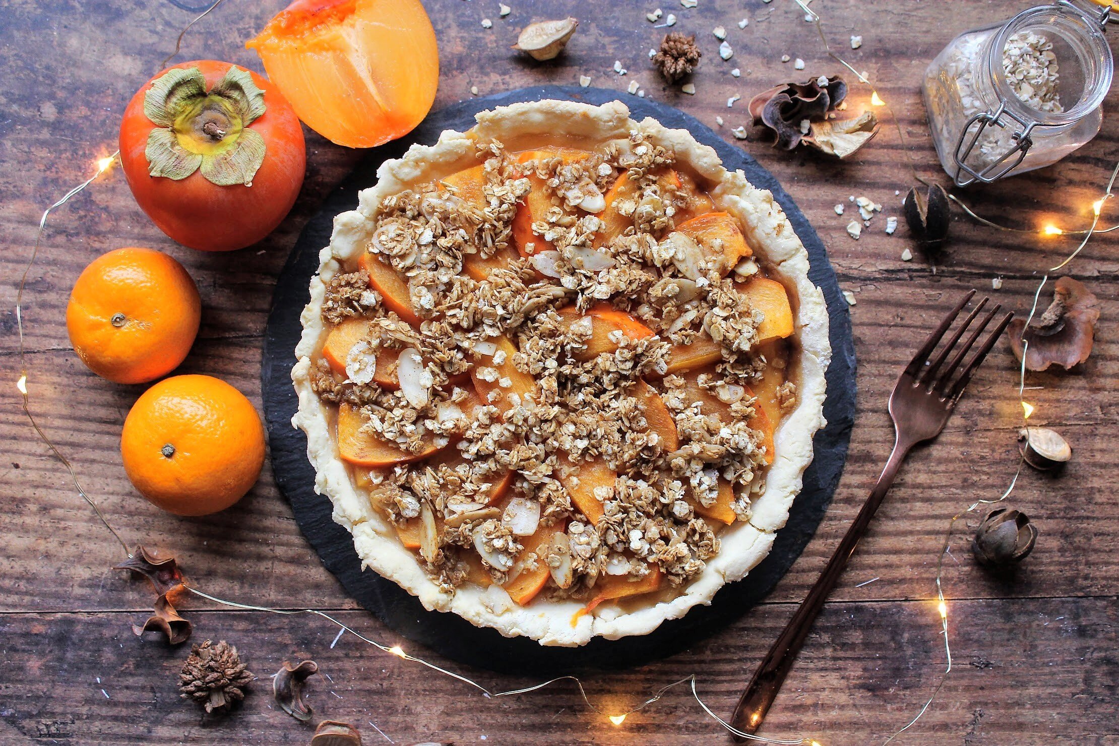 Persimon® and Orange Tart