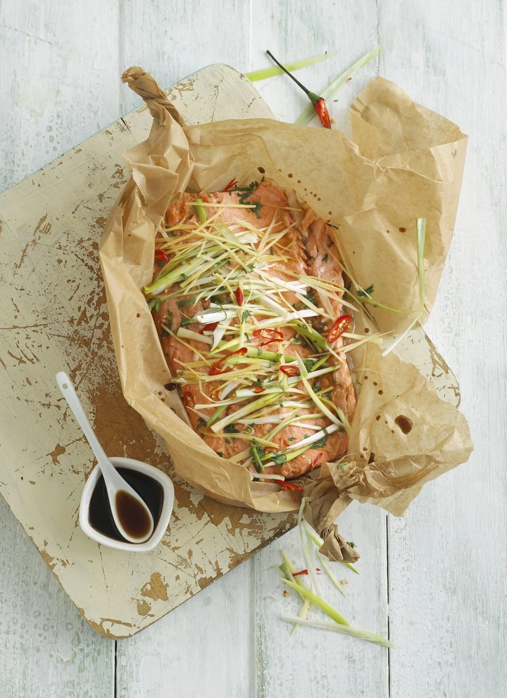 LIME AND SOY SALMON
