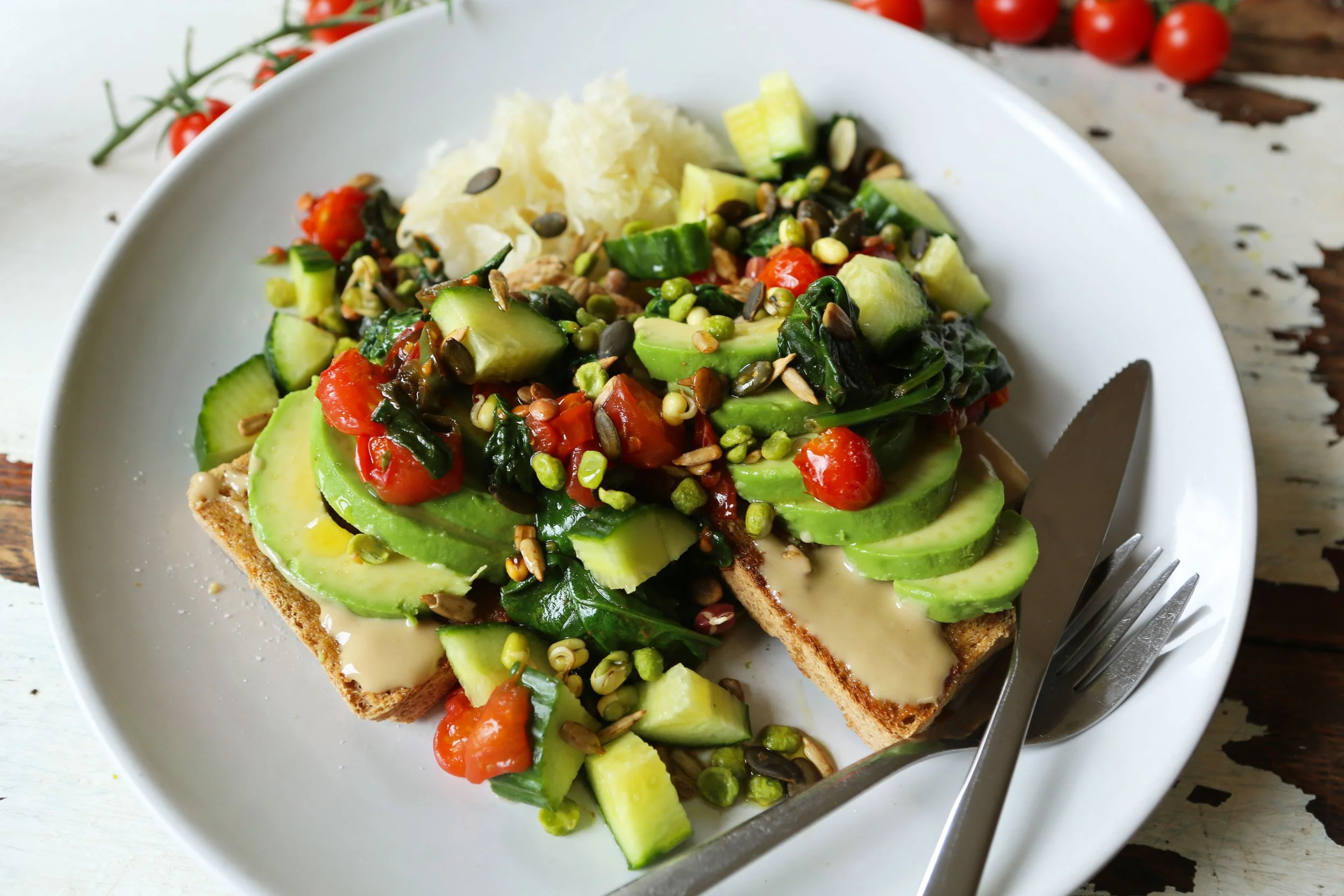 Toast with all the Good Stuff