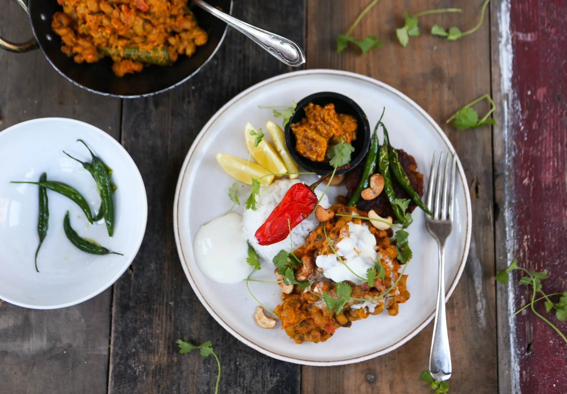Quick &amp; Creamy Black Eyed Bean Curry