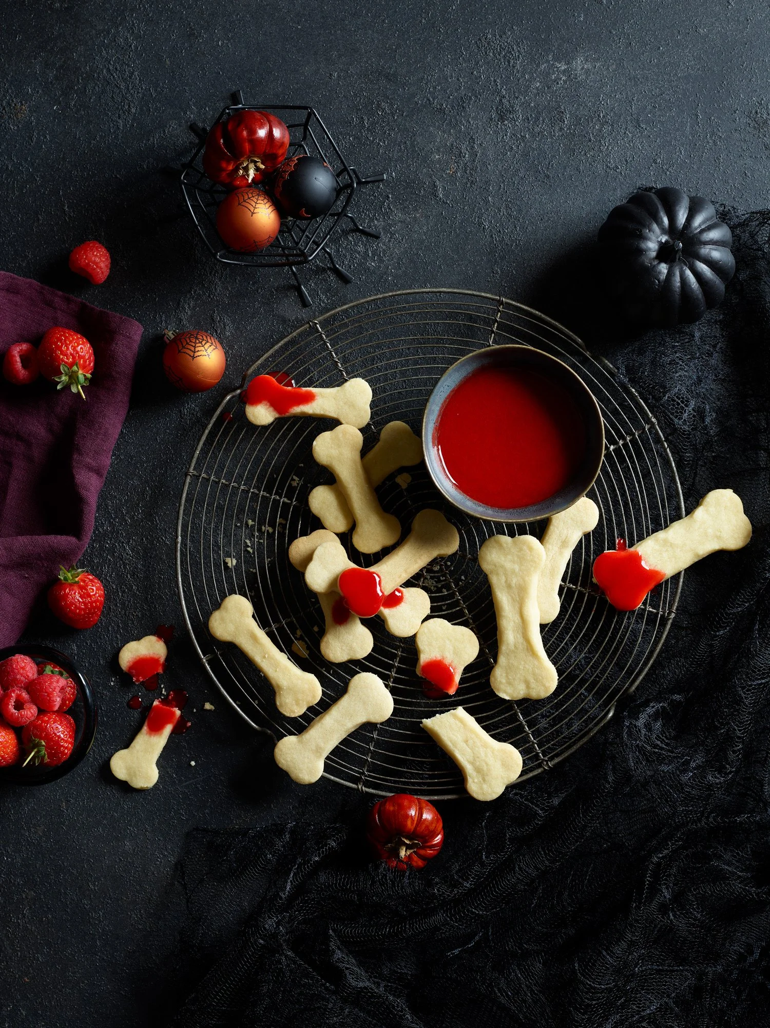 Blood and Bones Shortbread
