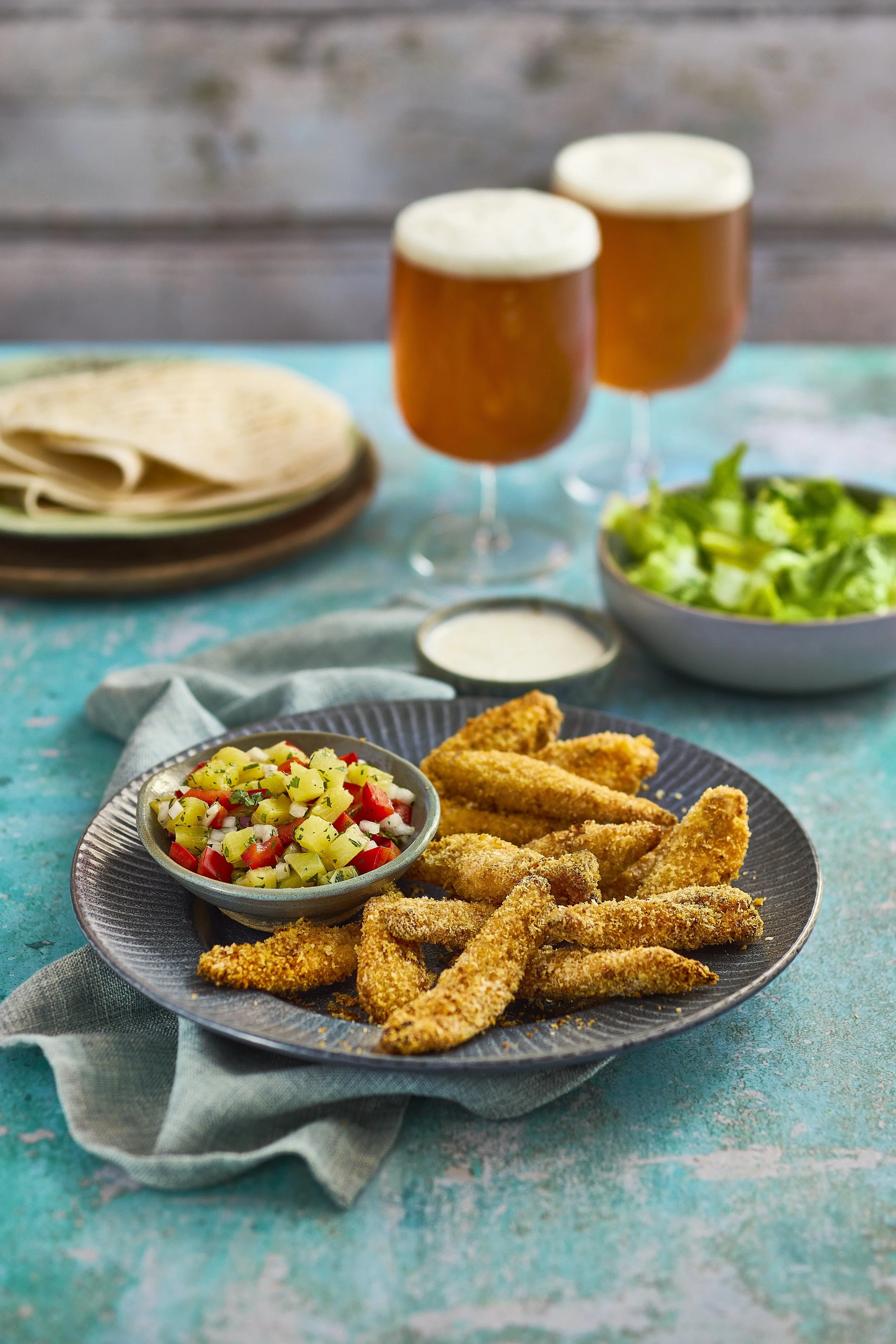 Del Monte® Air Fried Pineapple Chicken Goujons