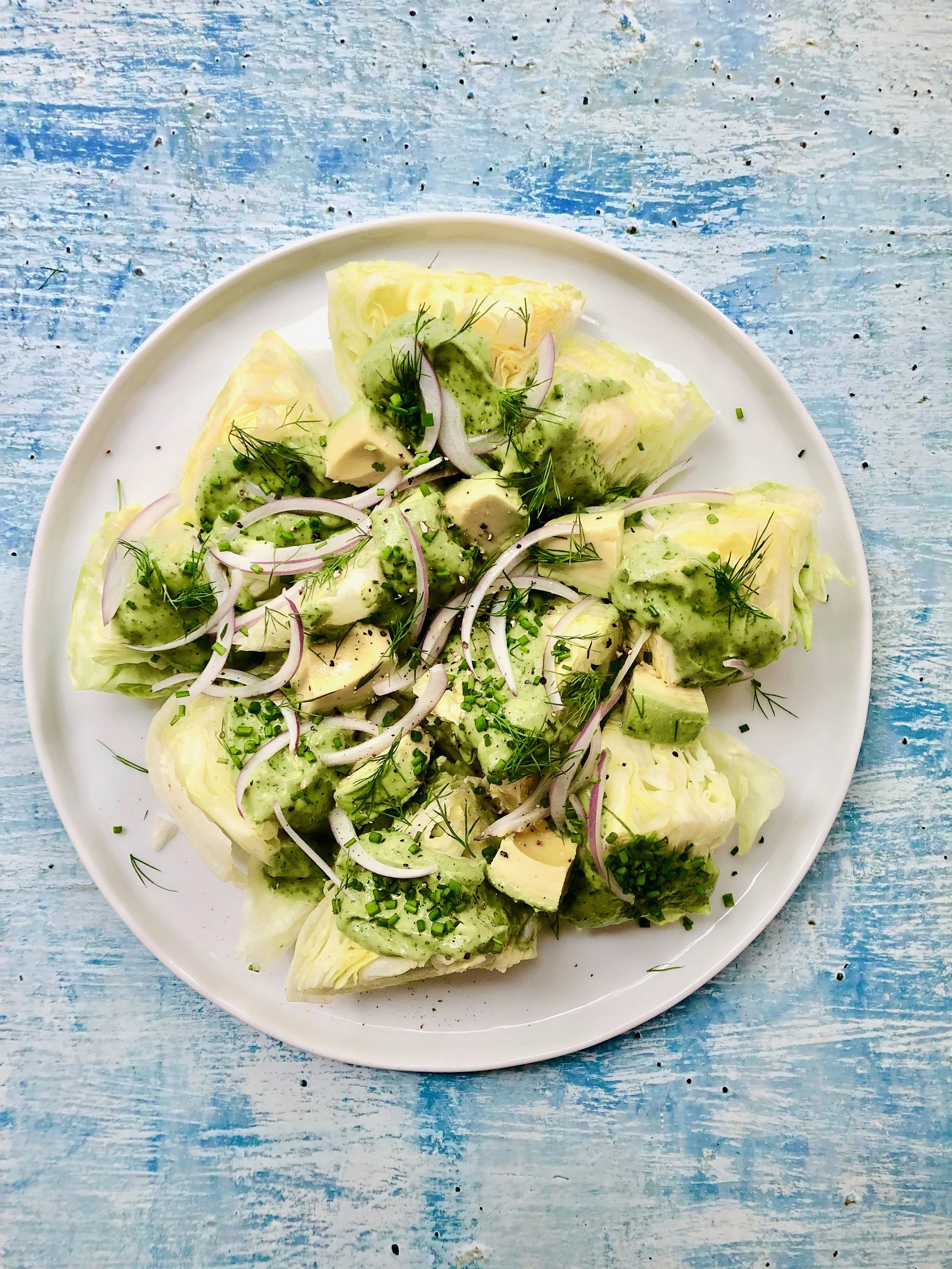 Yondu Avocado Goddess Salad