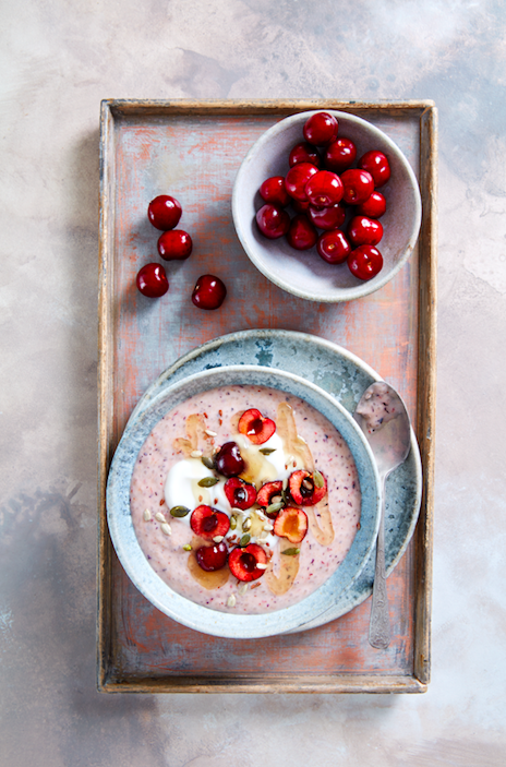 BRIGHT &amp; BEAUTIFUL CHERRY BERRY SMOOTHIE BOWL