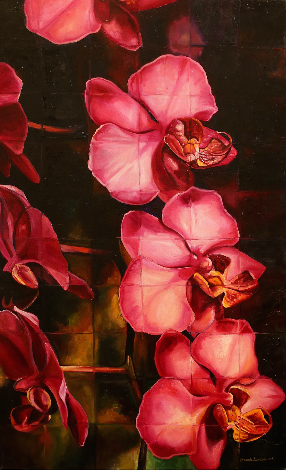 “Purple Orchids”