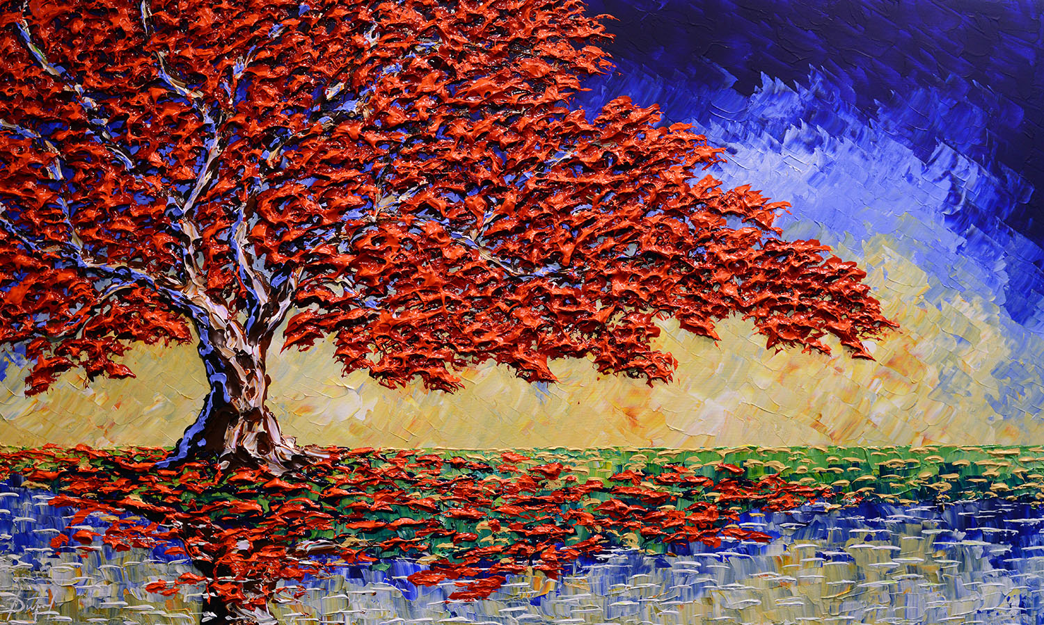 -Delightful Maple of Lasting Colors 36x60
