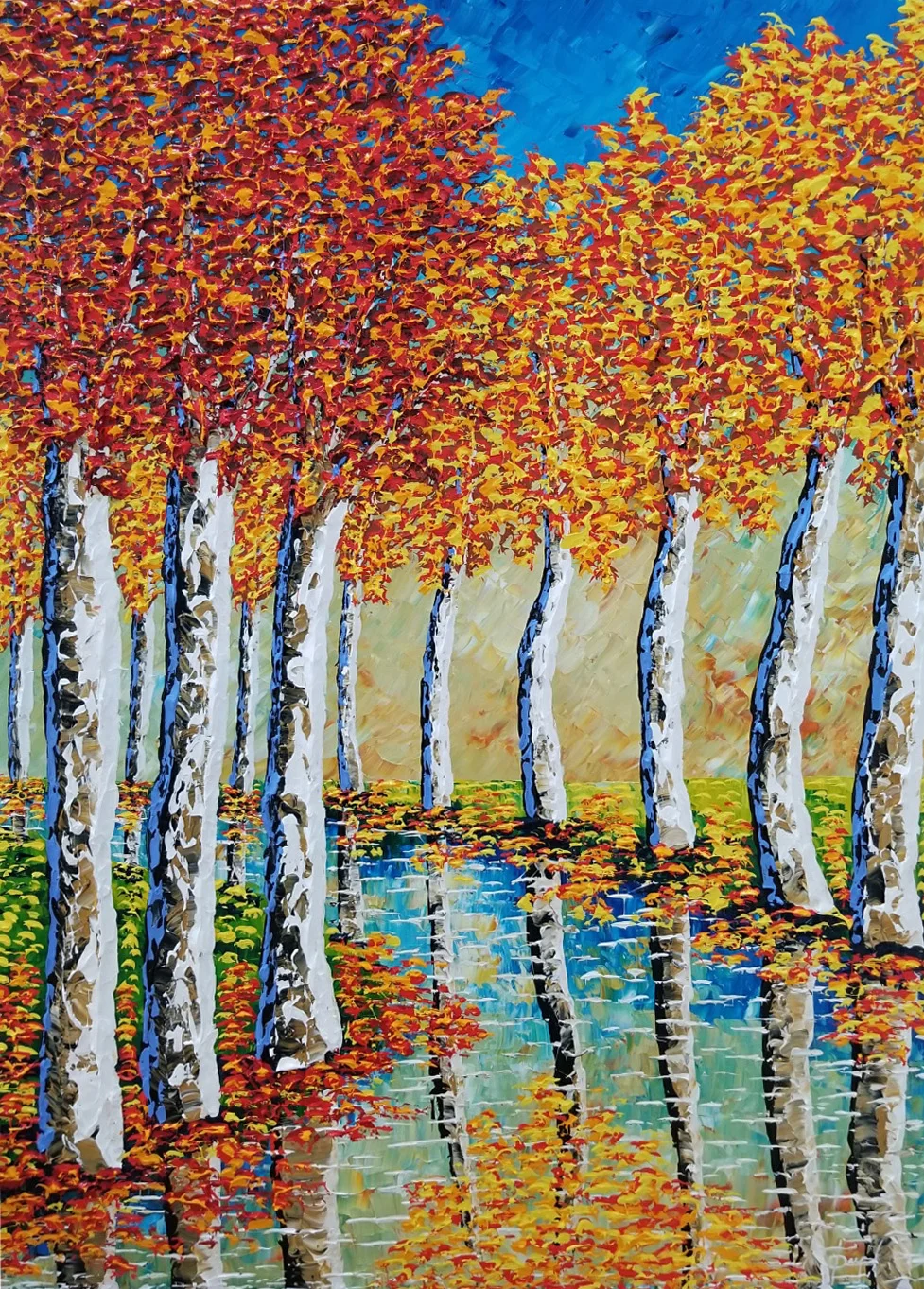 Isabelle's famous sycamores... 