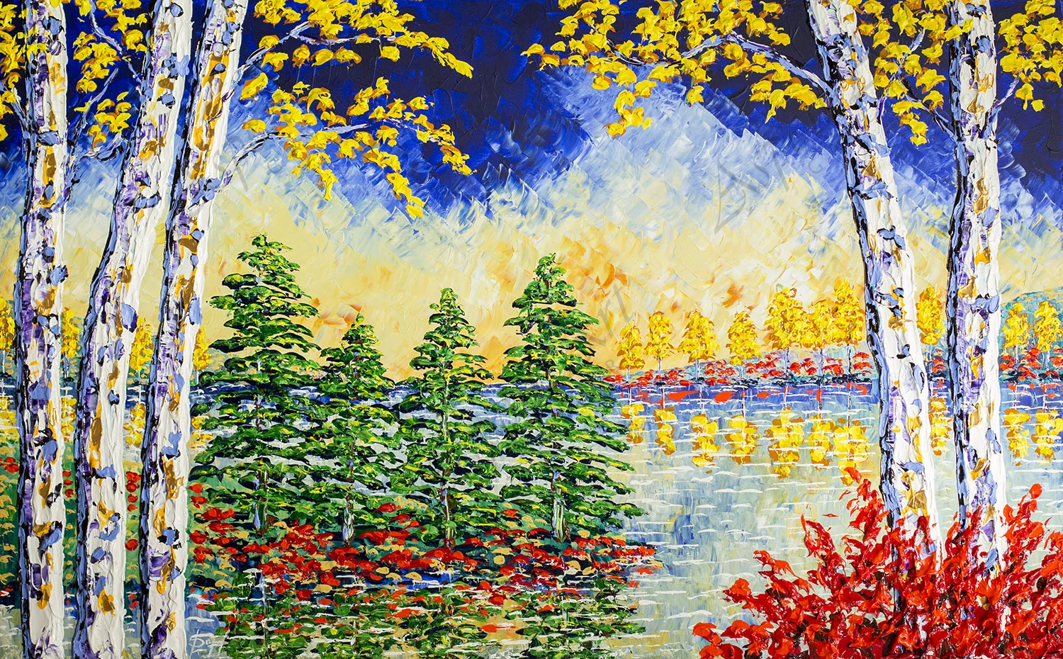 Forest of Mighty Colors 36x60