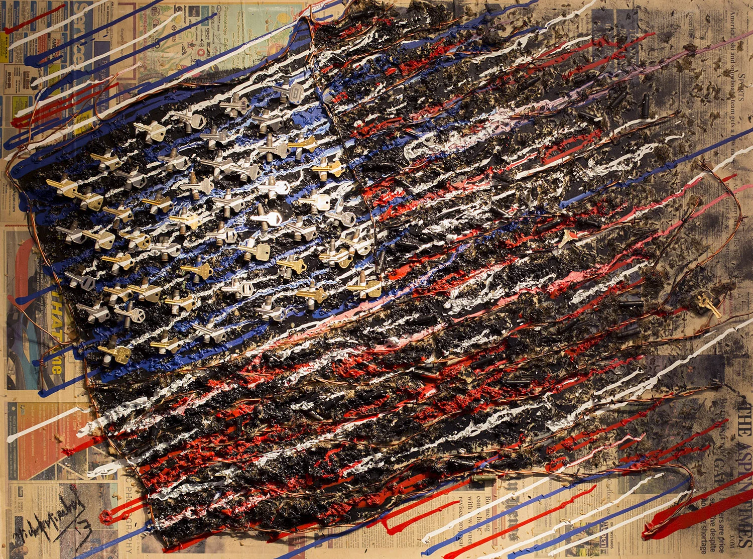 Black flag - dedicated to the African American community