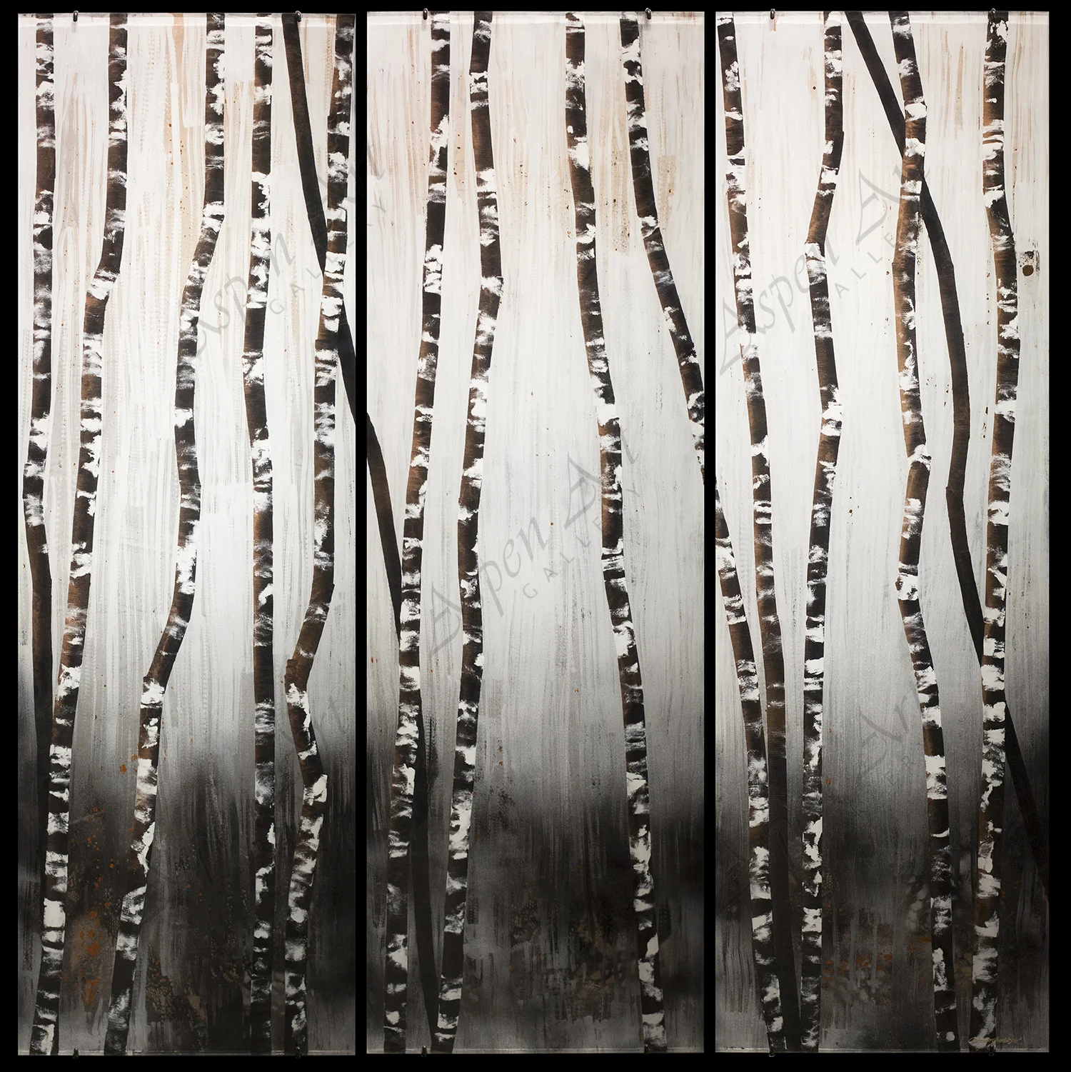 'Walking amongst giants' 72x72 - resin