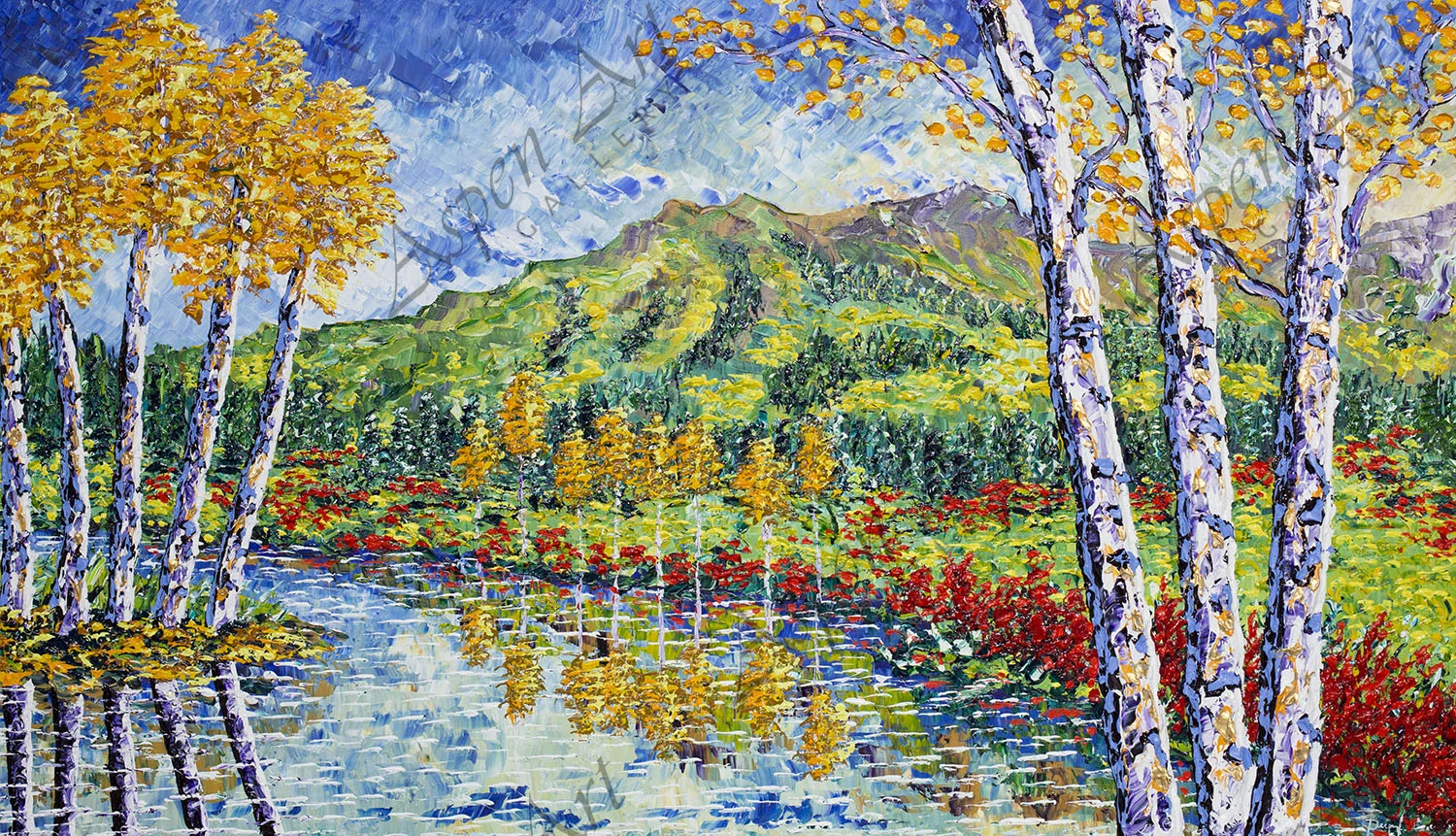 Forest of Eternal Colors, &nbsp;2018, 42x72