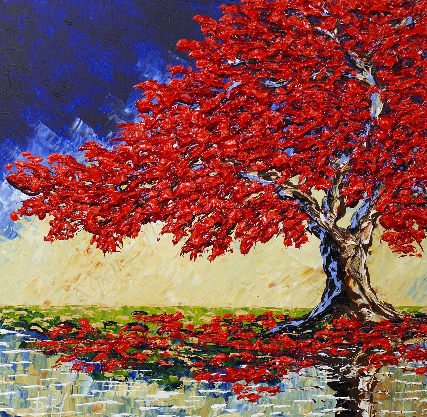 Autumn Maple of Colors 30x30