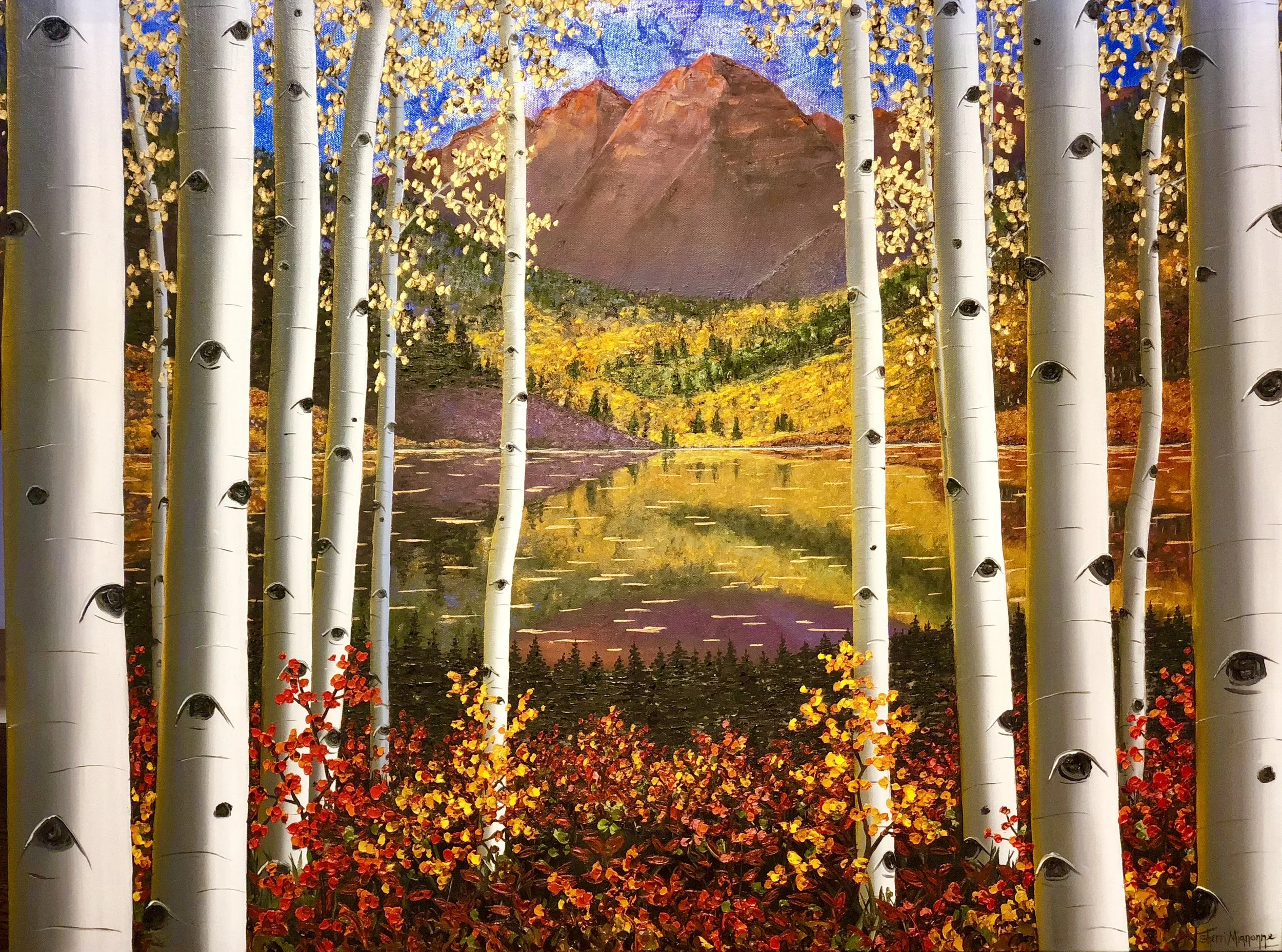 Maroon Bells Autumn 30x40