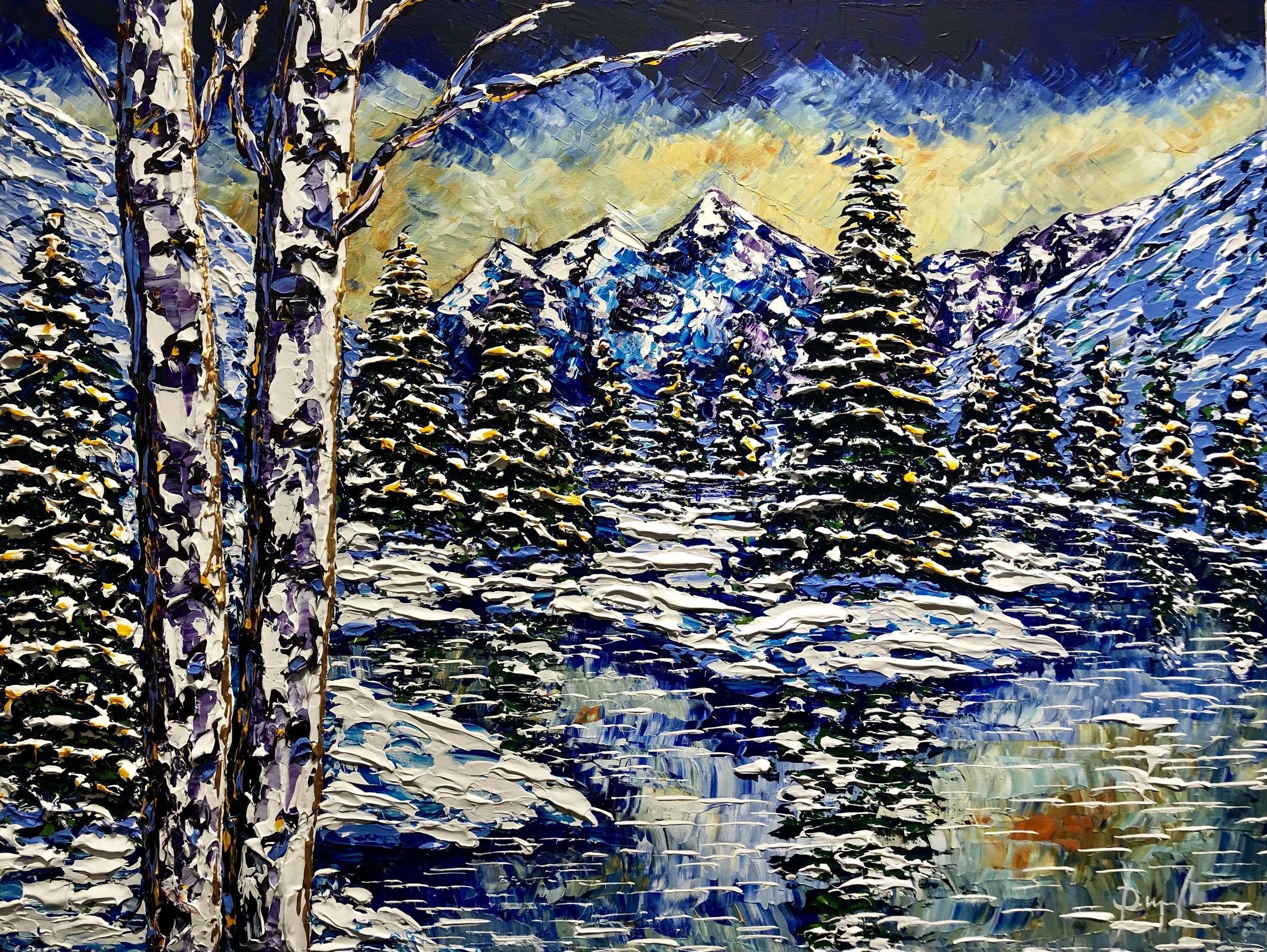 Delightful Winter of Beauty 30x40