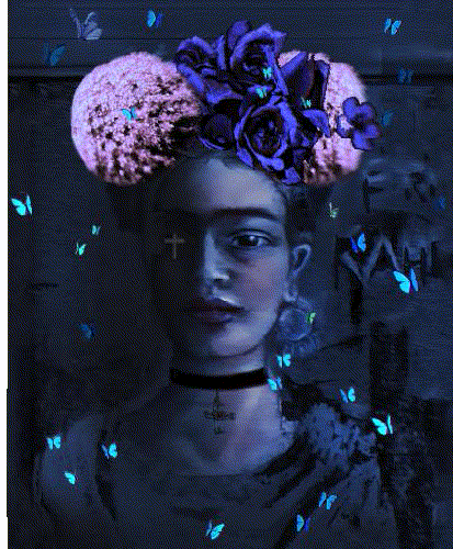 “Frida Kahlo” 41x33” by REISIG &amp; TAYLOR