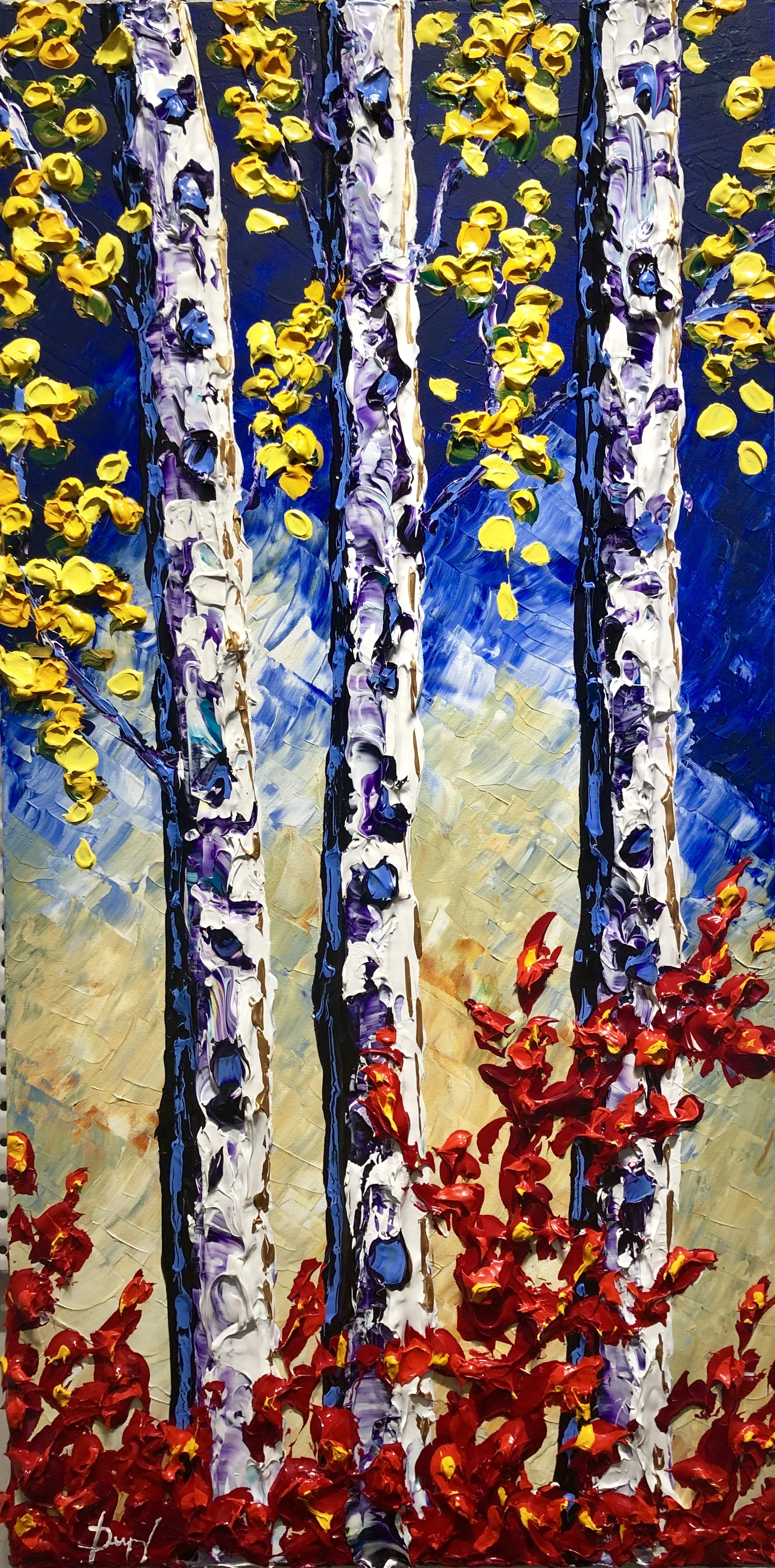 Dupuy "Aspen of Beautiful Autumn Colors" 40x20