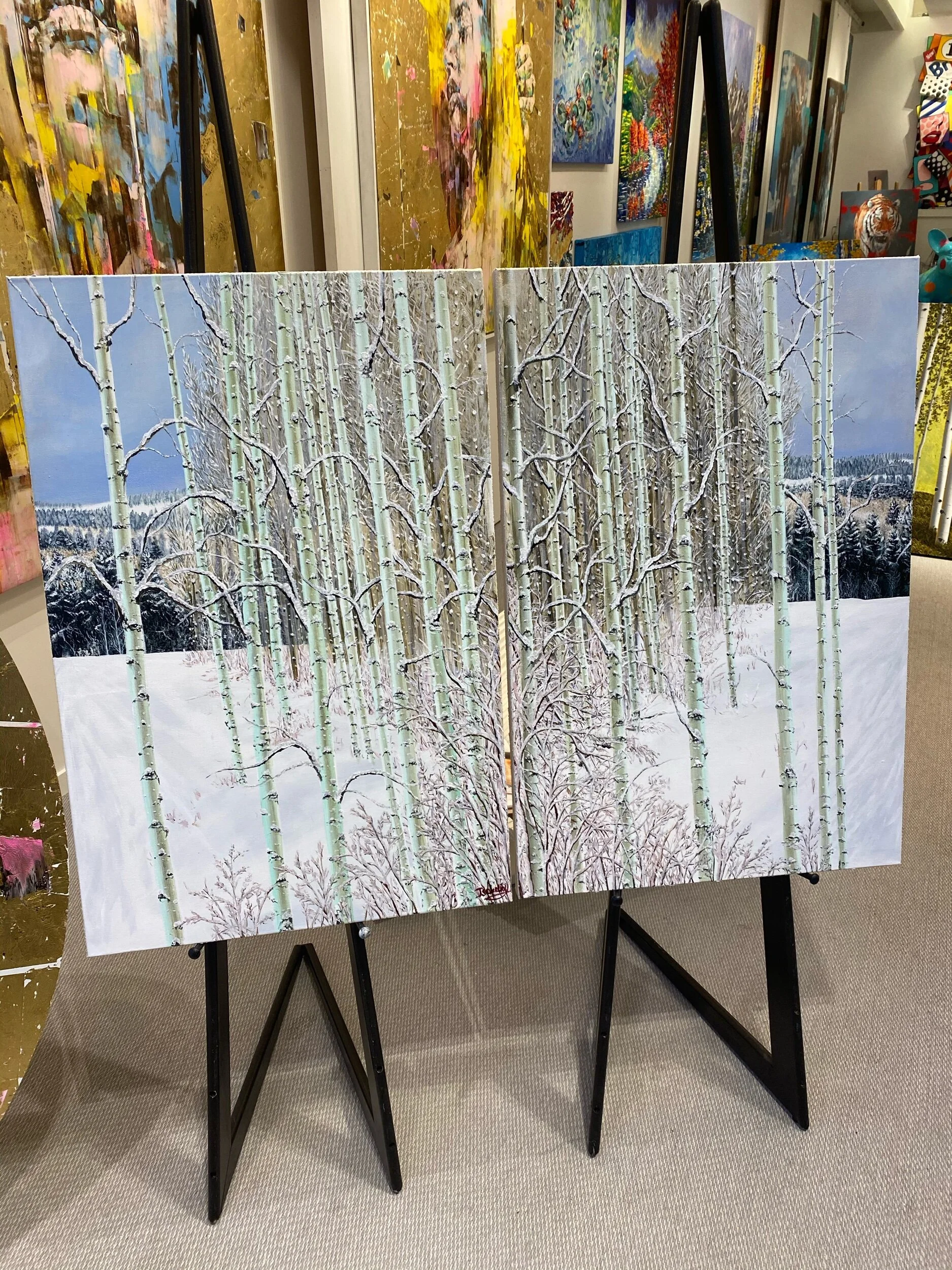 Or Looking into an Aspen Grove.