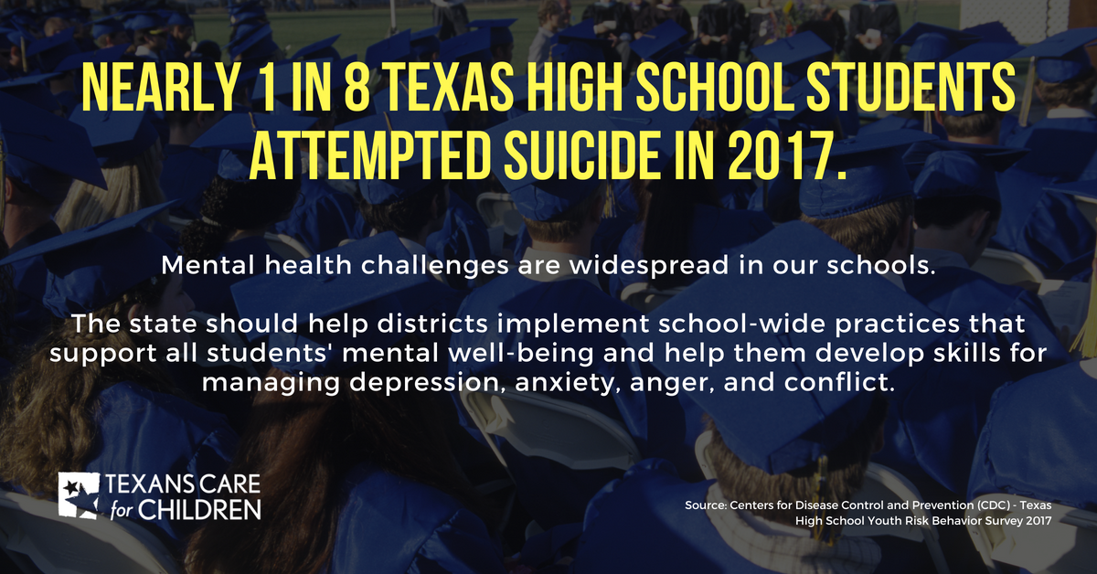 New TX Teen Suicide Data Show School Support is Needed